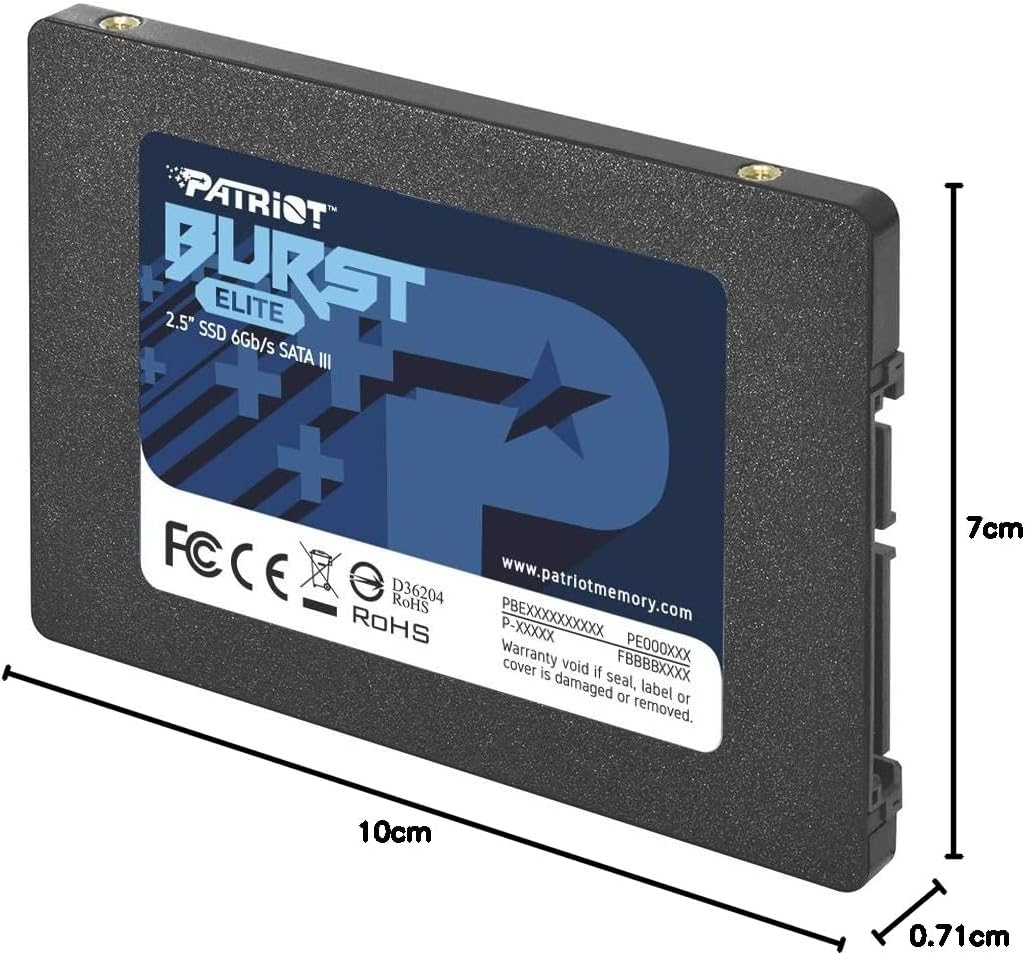 Patriot Burst Elite SATA 3 120GB SSD 2.5" Solid State Drive image number 2