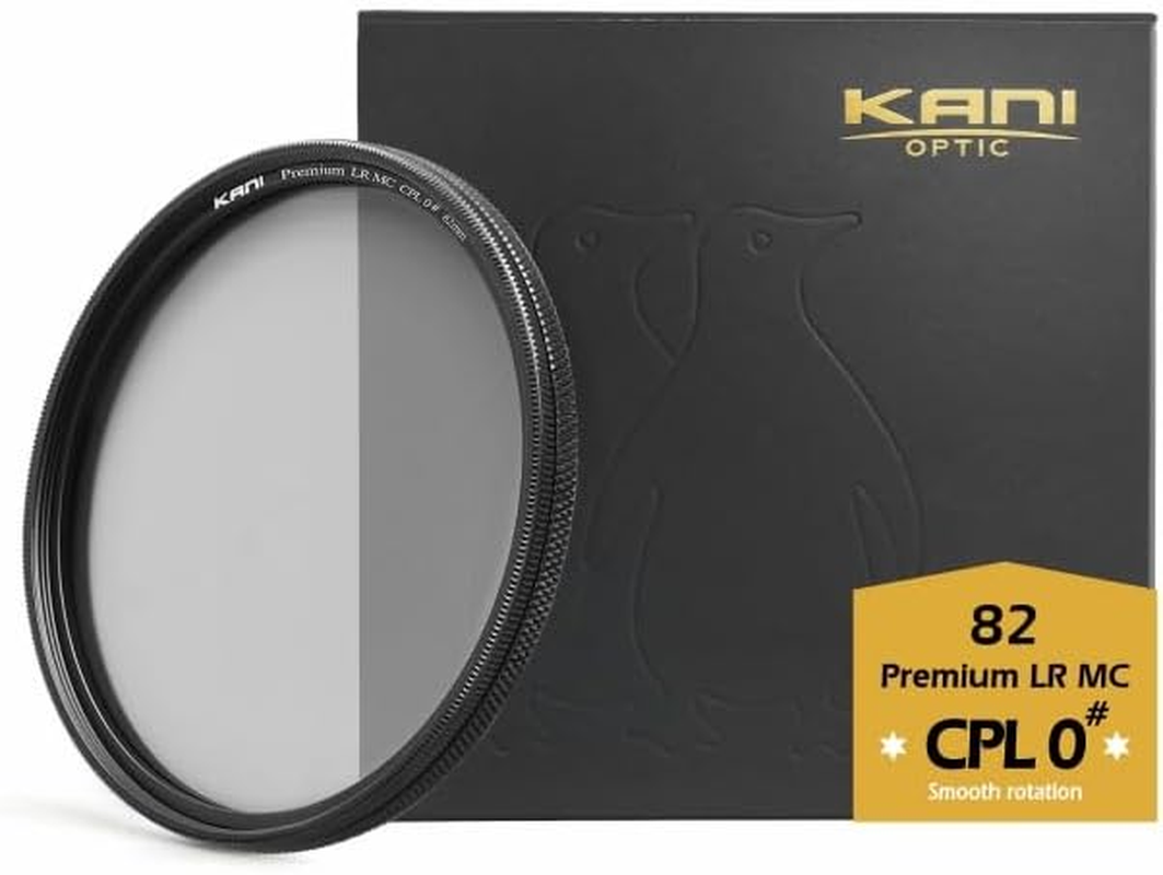KANI 817464 82Mm PL Filter, Zerosharp Series, Premium LR, MC, CPL 0#, Smooth Rotation, Thick Frame Specifications, Circular Polarizing Filter, Improves Color Repellency, Reduces Color Turbidity, Low image number 2