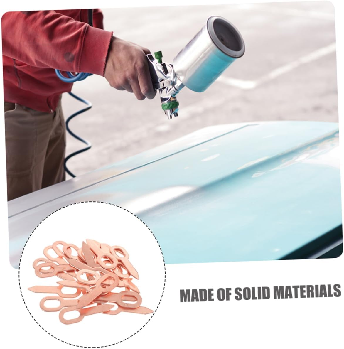 MOLUCKFU 50Pcs Dent Pulling Repair Kit for Car Body Welding Tool for Dent Removal Easy Installation for Automotive Repair Shops and Enthusiasts image number 2