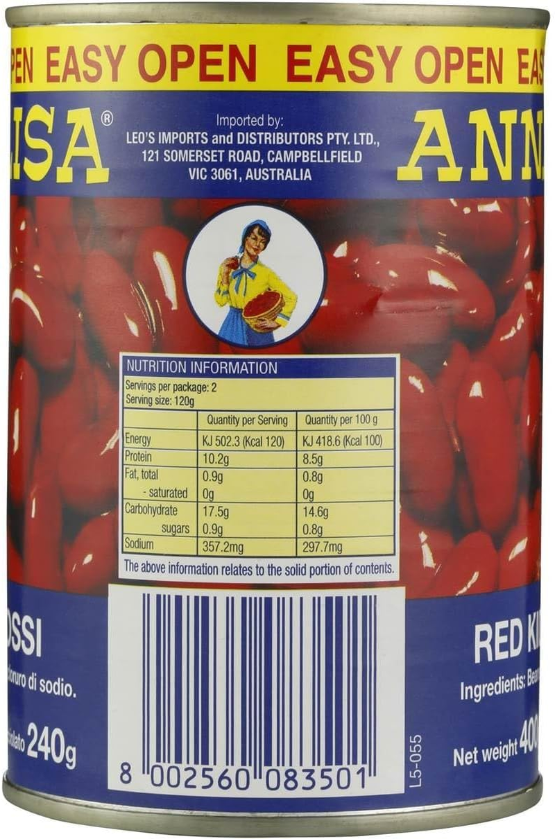 Annalisa Red Kidney Beans 400 G