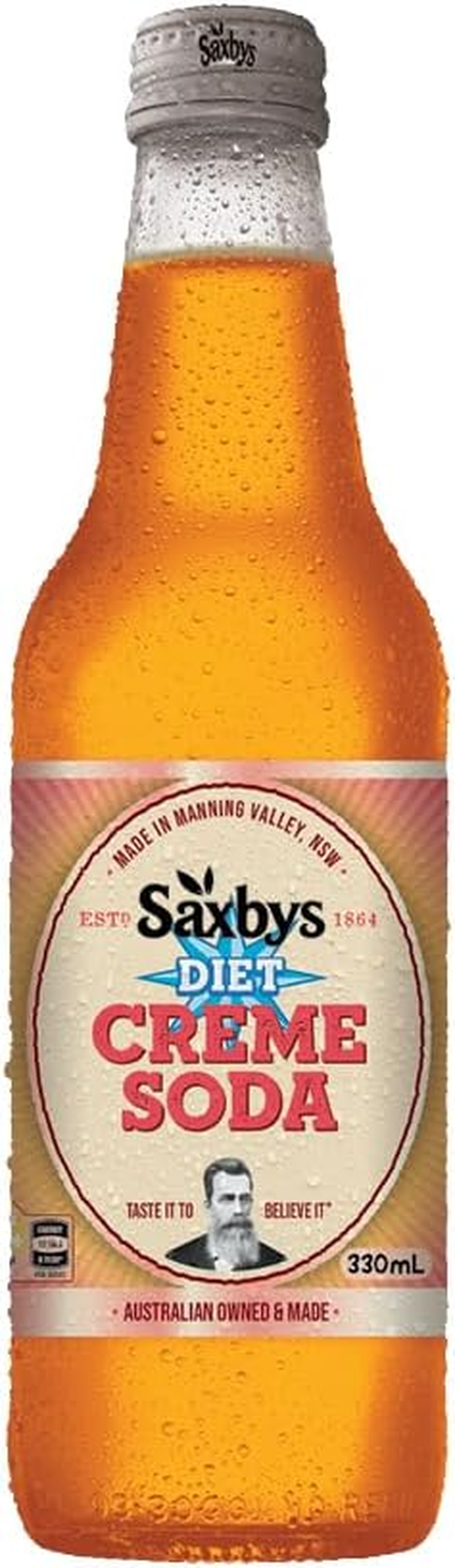 Saxby'S No Sugar Creme Soda 330Ml X 15