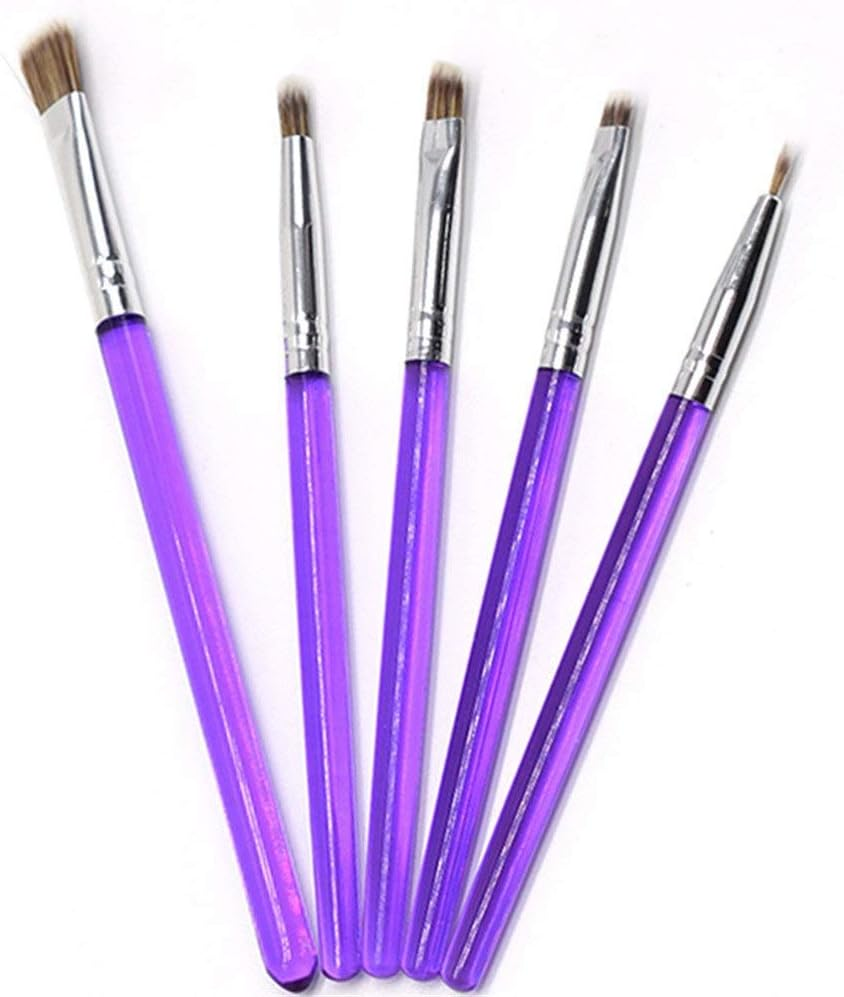 CENZICOM Brush Set Cake Decorating Tools Cookie & Cake Decorating Bakeware Kitchen,5 Pcs image number 5