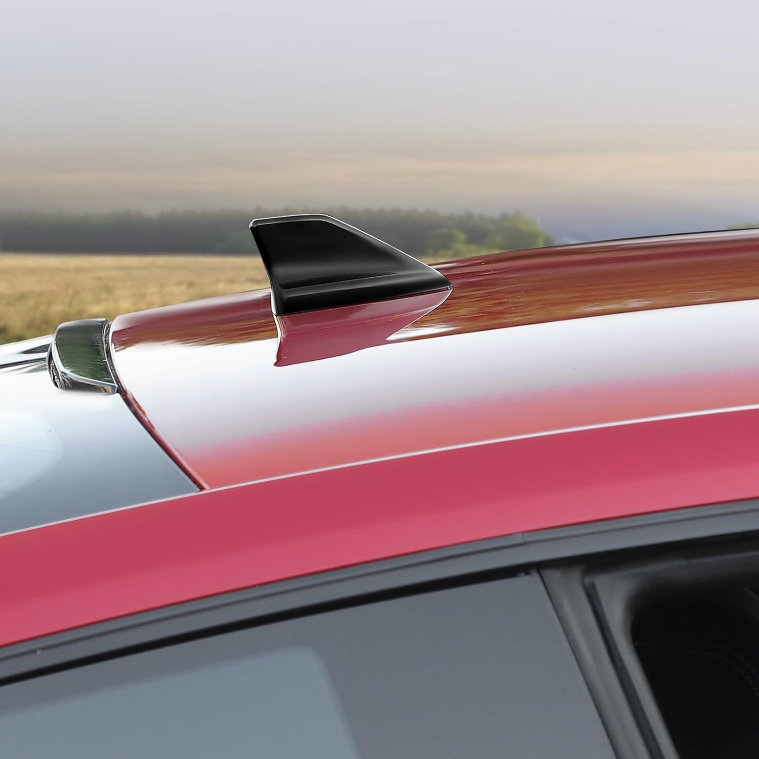 RT-TCZ Roof Antenna Cover Trim Decoration Exterior Accessories for Ford Mustang 2024 2025 (Black) image number 5