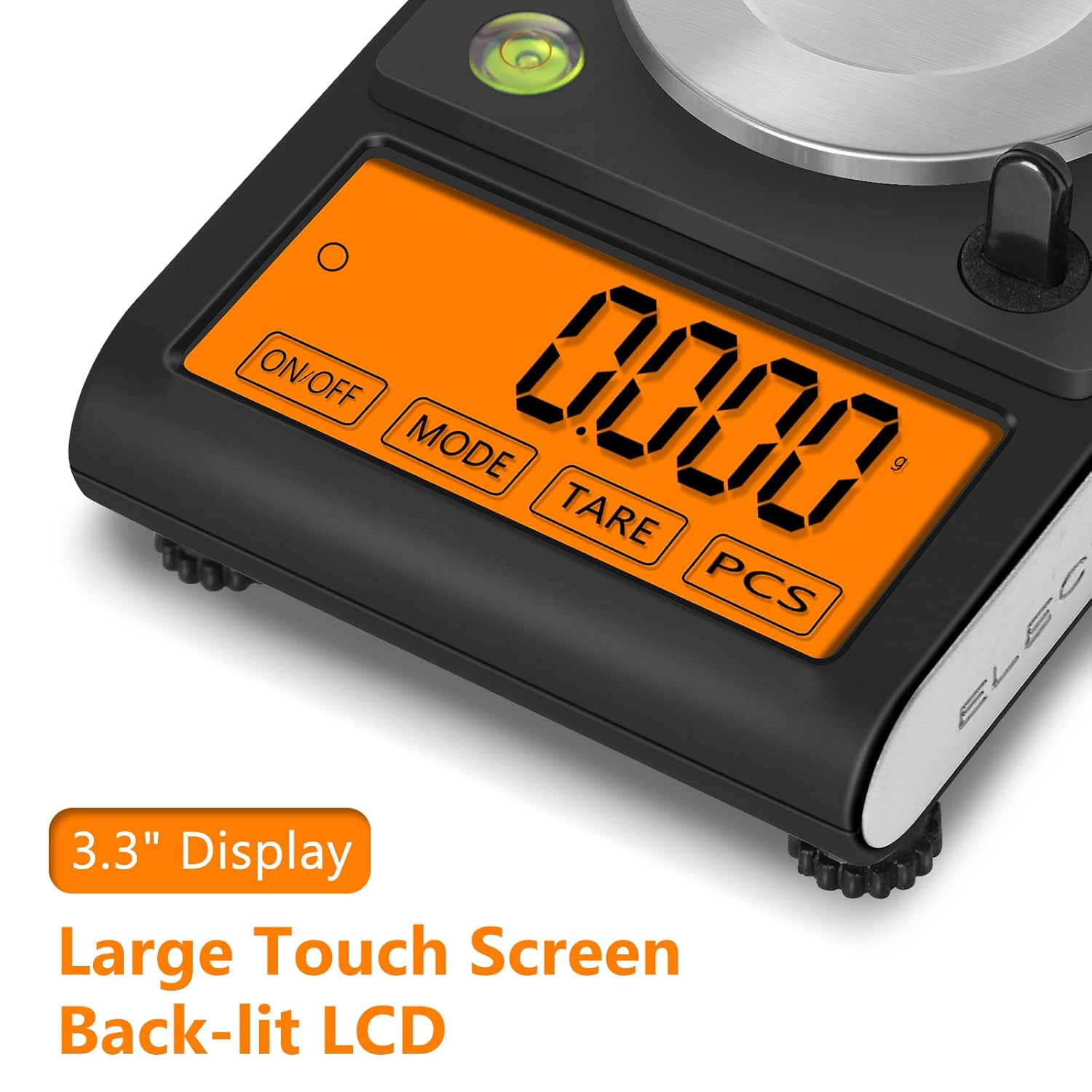 Fuzion Milligram Scale 50G/0.001G, Digital Mg Scale with Calibration Weights, Jewelry Scale with Tweezers, Spoon, Bowl, Brush, Micro Scale for Powder, Gold, Herb, Large Display image number 2