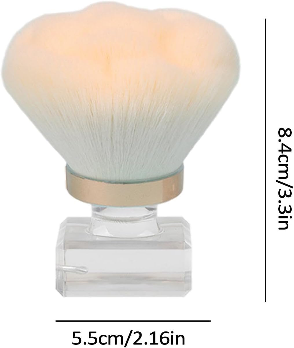 Nail Dust Brush - Acrylic UV Gel Nail Arts Kabukis Nail Brushes | Dust Powder Remover Cleaner Brush, Acrylic Nail Arts Manicure Dust Cleaner Brush image number 6