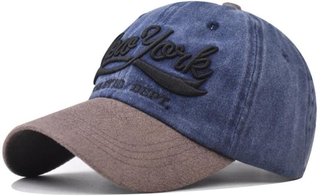 Xibeitrade Vintage New York NY Baseball Cap Men Women Cotton Trucker Dad Hat Adjustable Sports Outdoor Caps
