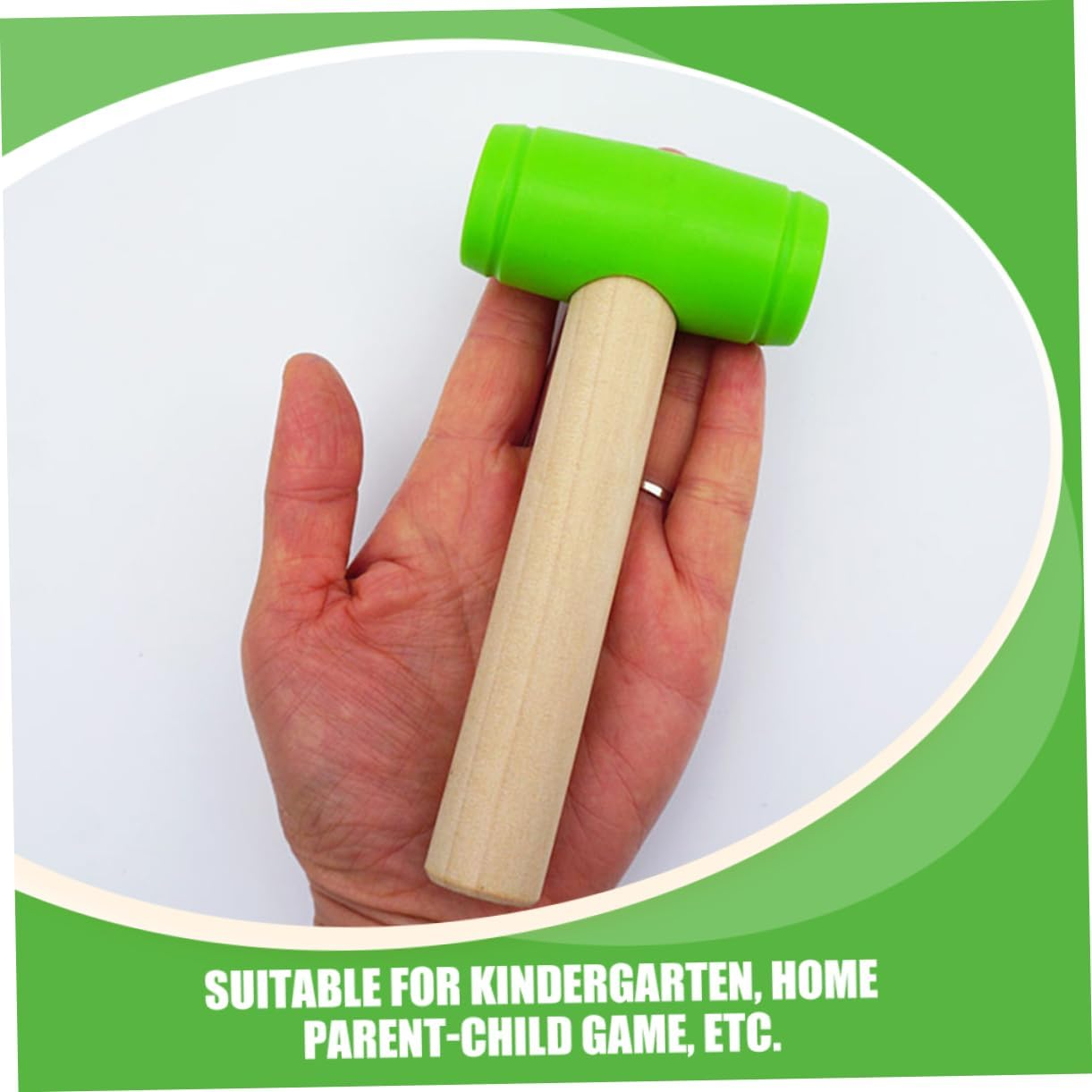 ERINGOGO 2Pcs Small Toyhammer Boys and Girls Hammer Child Toddler Toys Mallet Toy Play Mallet Detailed Craftsmanship for Long-Time Use image number 4