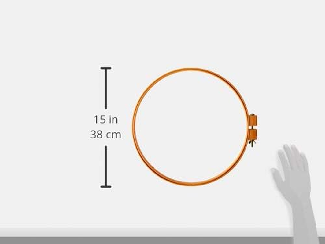 Dritz 3203 Plastic No-Slip Quilting Hoop, 14-Inch, Natural image number 6