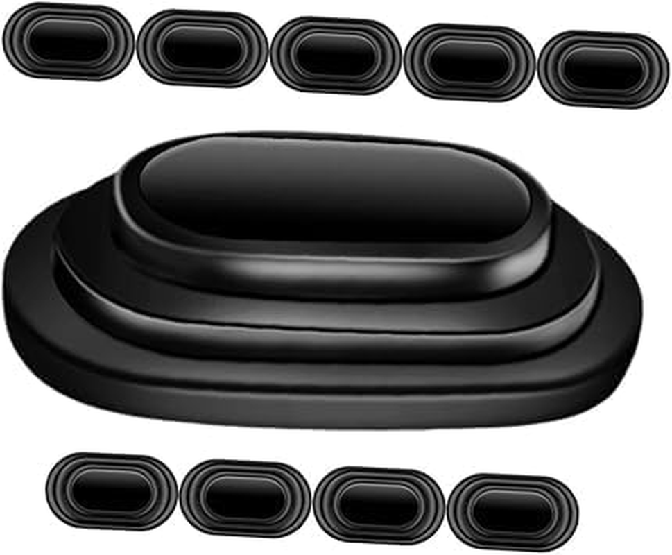 10 PCS Car Door Shock Absorbers - Noise Reduction Bumper Protector Pads with Stylish Design for Enhanced Car Aesthetics, Easy Installation Universal Fit image number 2