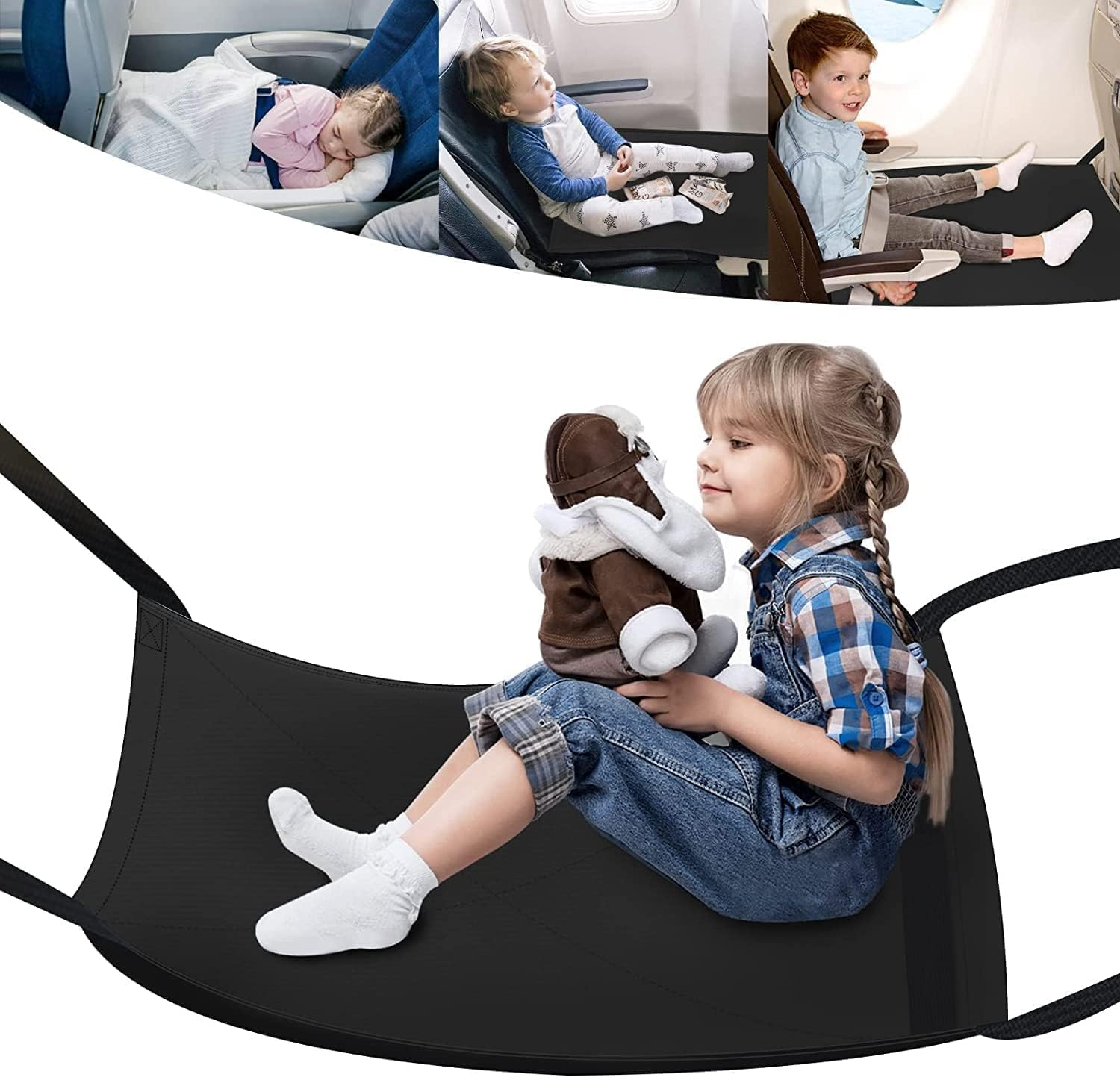TECHVIDA, Airplane Footrests for Kids, Airplane Seat Extensions, Portable Toddler Travel Equipment, Airplane Travel Accessories for Toddlers, image number 6