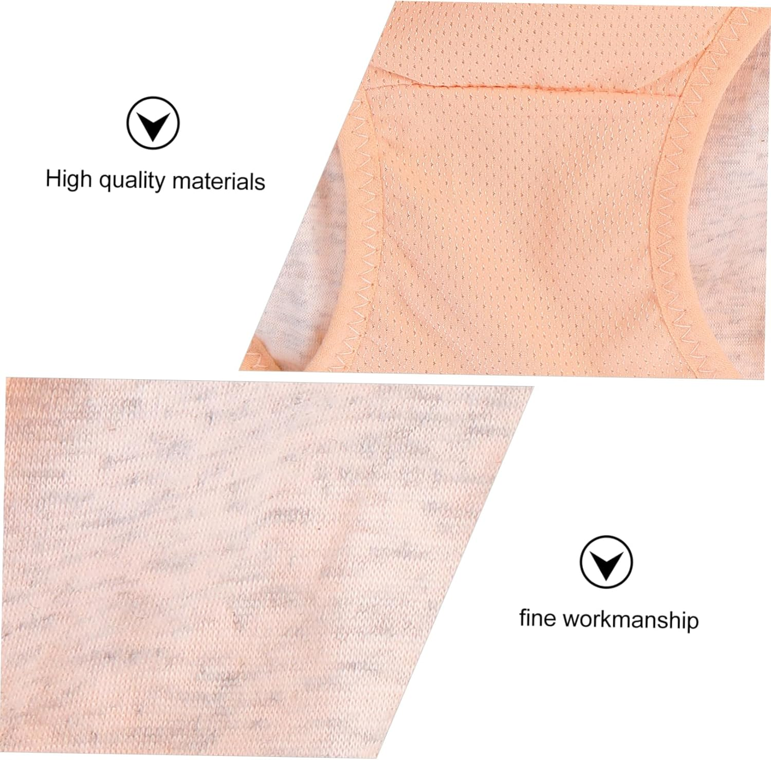 Yardenfun Nylon Fabric Women Menstruation Pants Menstrual Underpants Menstruation Pants Beige Menstrual Briefs for Female image number 1