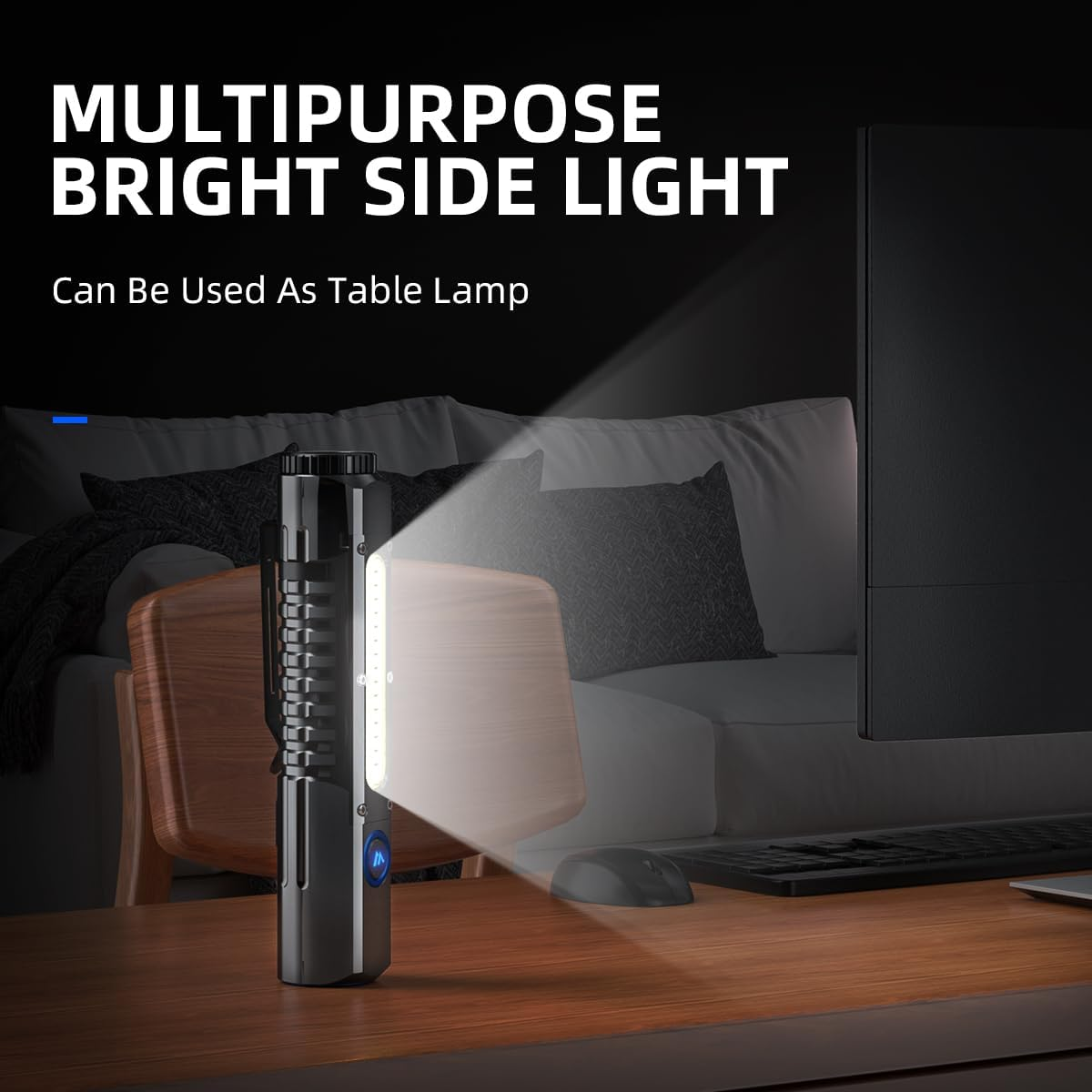 WARSUN Mini Flashlight, Led Flashlight, Waterproof Flashlight, Pocket Flashlight, Rechargeable Flashlight High Lumens, Red Light Flashlight, for Daily Outdoor Use image number 5