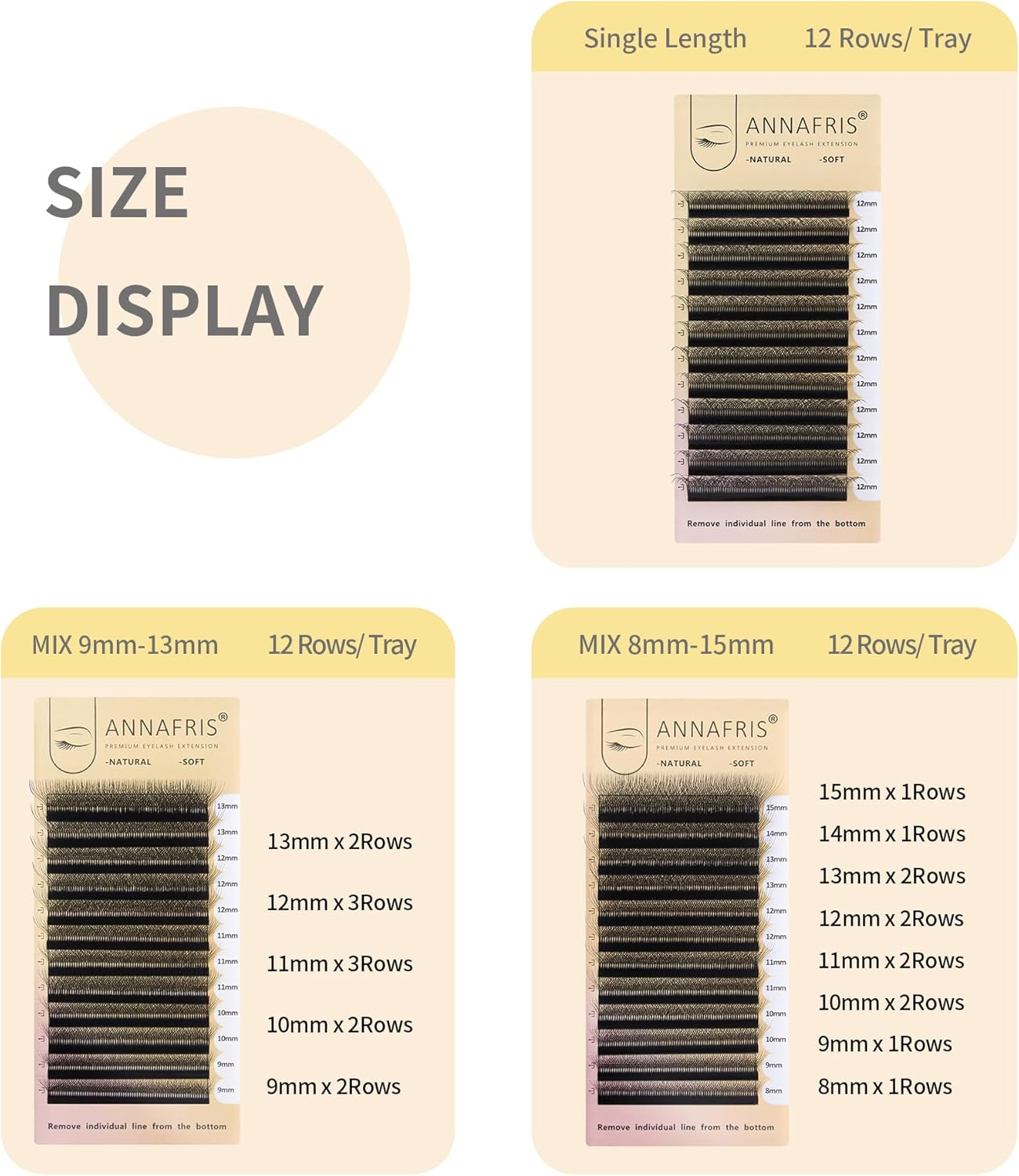 7D Premade Fan W Shape Eyelash Extensions 0.07 D Curl 8-15Mm Mix Volume Self Fanning False Lashes Makeup Supplies Professional Use Lash Extension(0.07 D, 8-15Mm Mix) - 4D-0.07 C 9-13Mm Mix image number 5