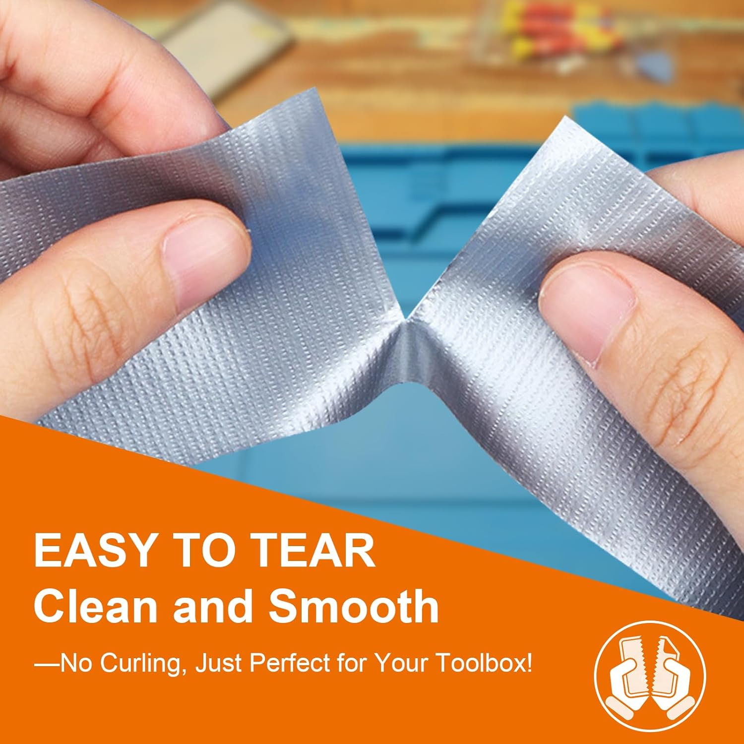 LLPT Duct Tape Premium Color Fabric Gaffer Tape Heavy Duty Waterproof Cloth Repair Tape for DIY Indoor Outdoor Use 1 Pack 50MM X 9M, Yellow (DT601YL) image number 5