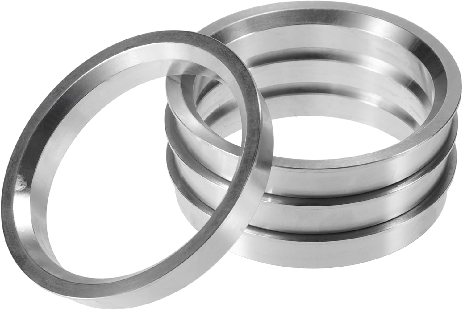 X AUTOHAUX 4 Pcs OD 65.1Mm to ID 56.1Mm Aluminum Alloy Car Hub Centric Rings Wheel Bore Center Spacer