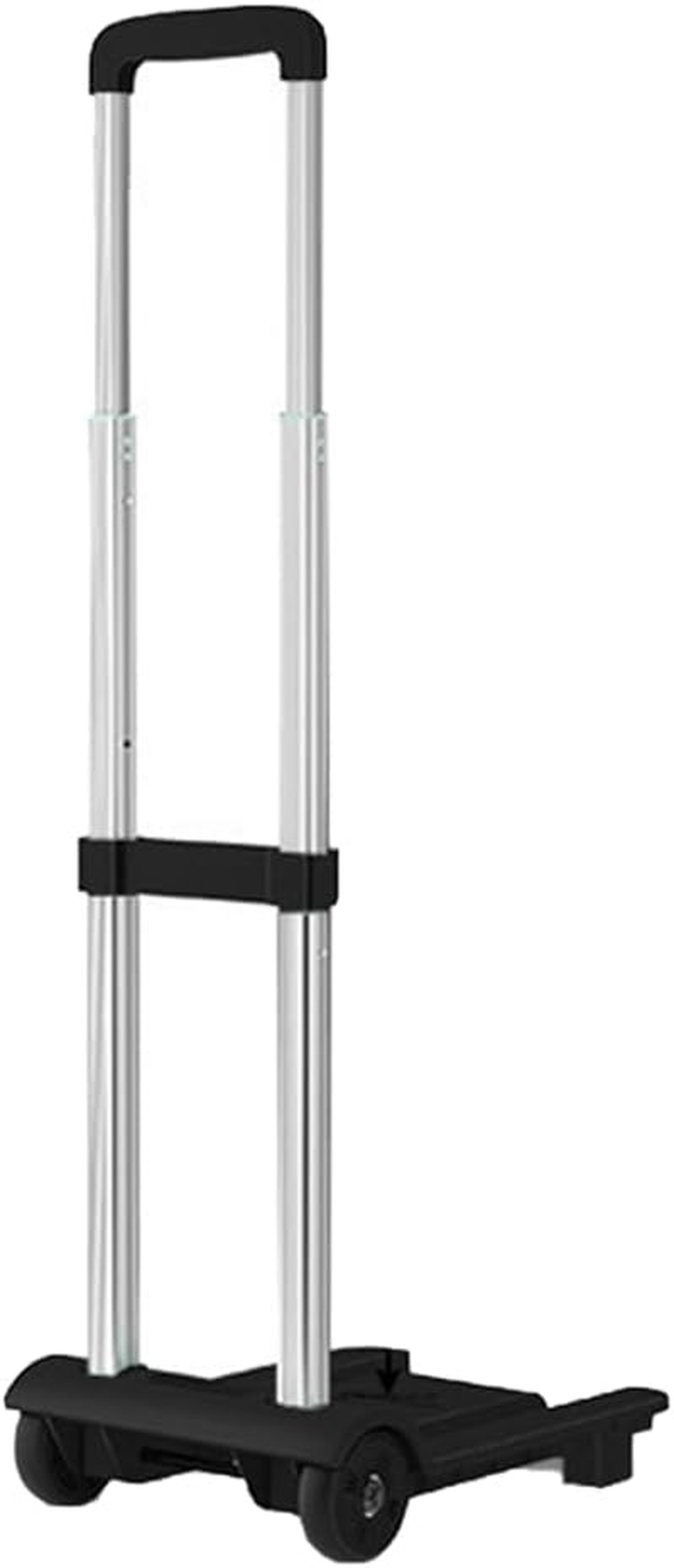 Portable 2-Wheel Luggage Cart,Compact Foldable Hand Truck Dolly for Airport Travel Moving and Shopping image number 3