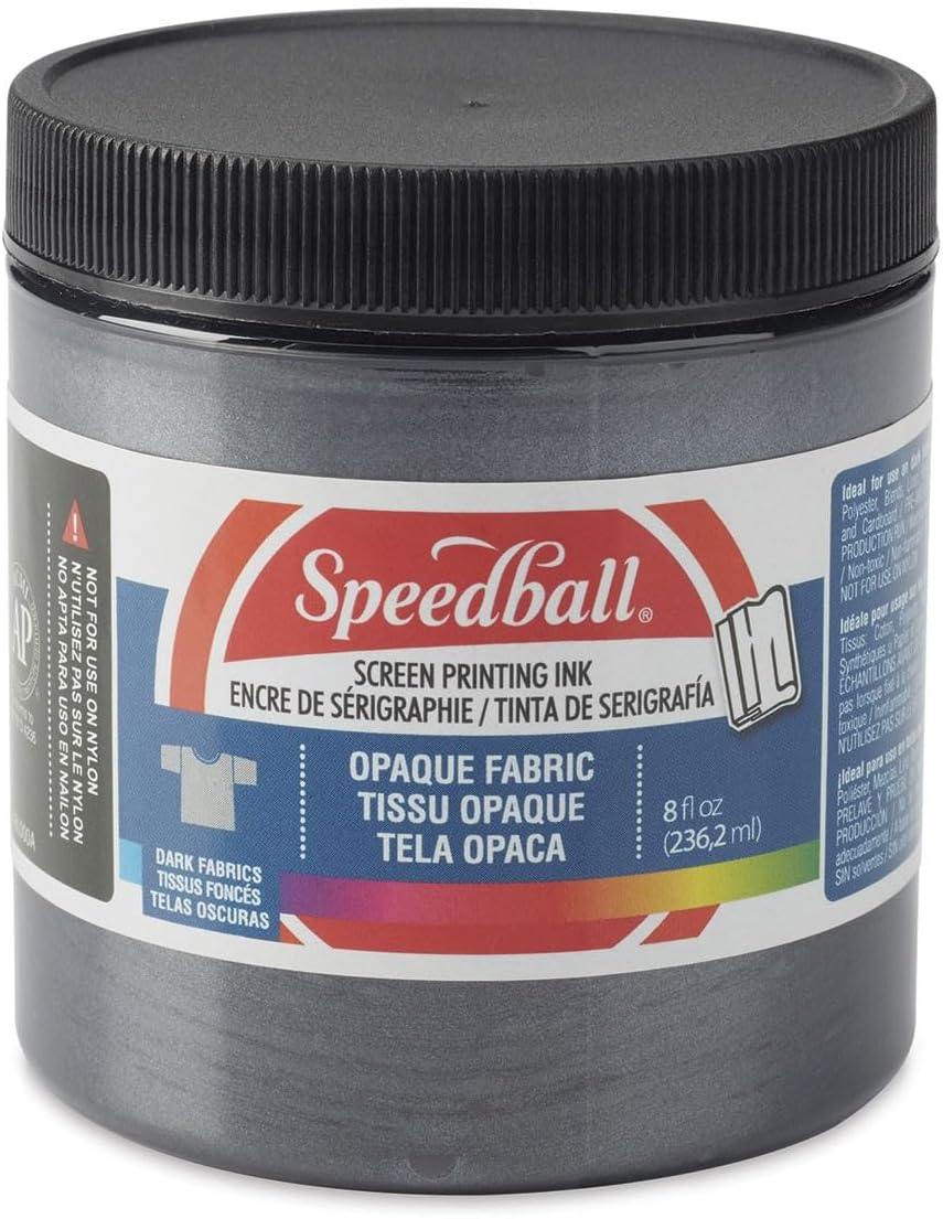 Speedball Opaque Fabric Screen Printing Ink Sherbert, 236Ml, Delivers Vibrant Colours, Superior Coverage, Ideal for Diverse Fabric, Paper and Cardboard Projects