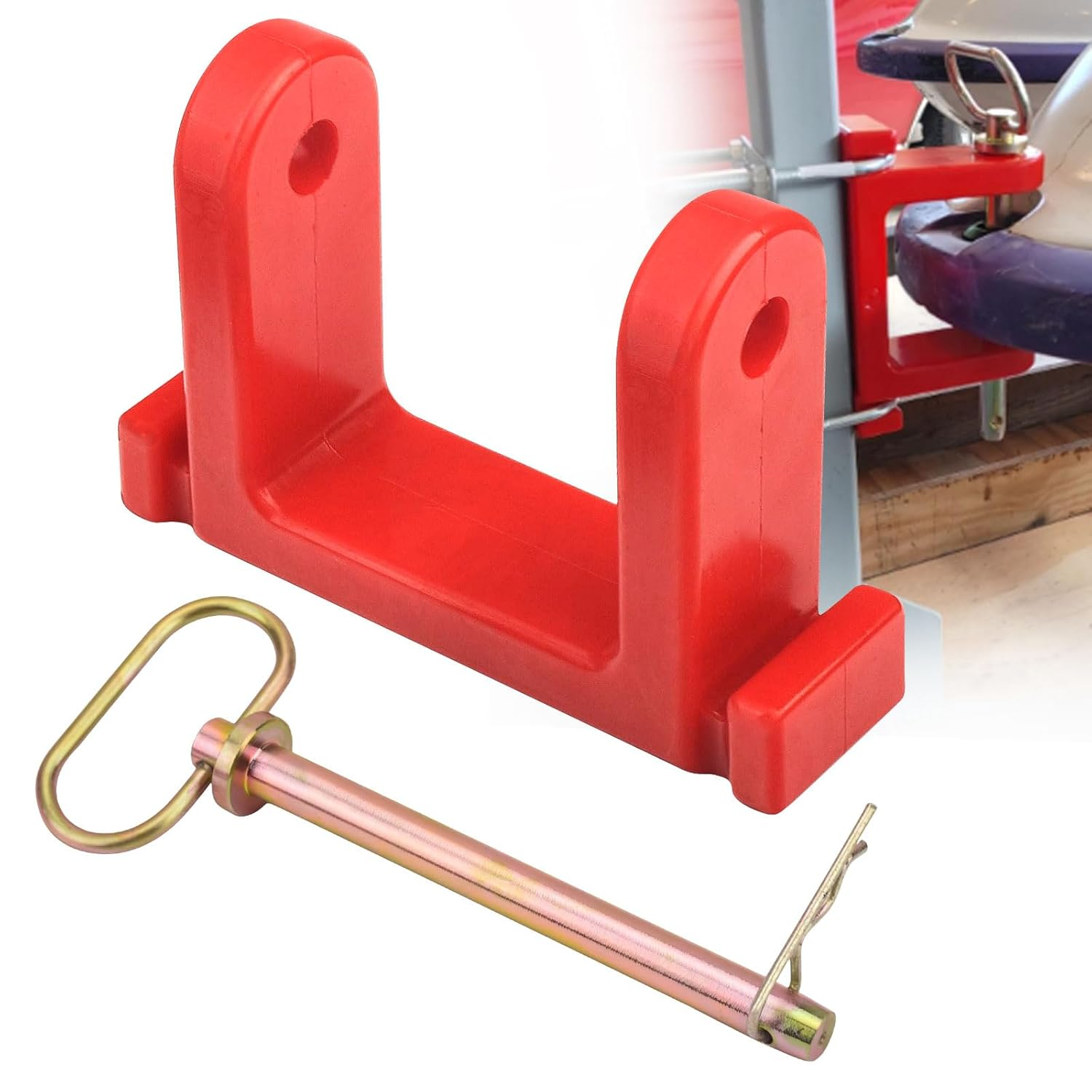 Huthbrother Bow Stops PWC-5A Trailer Bumper W/Hitch Compatible with Jet Ski Ski Doo, Waver Runner, Pwc,Replace 5801632 BY6105 image number 4