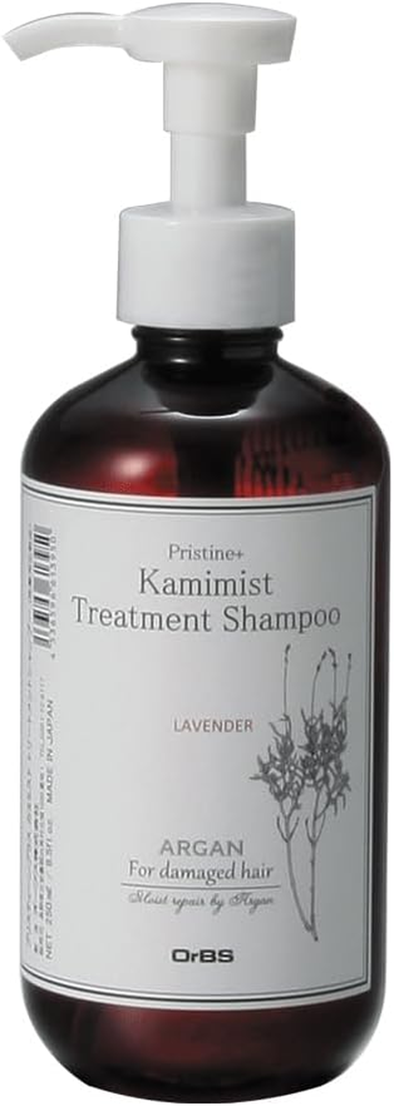 Pristine plus Treatment Shampoo, 8.5 Fl Oz (250 Ml), Amino Acid Based Cleaning Ingredient, Non-Silicone, Synthetic Fragrance, Lavender Scent image number 1