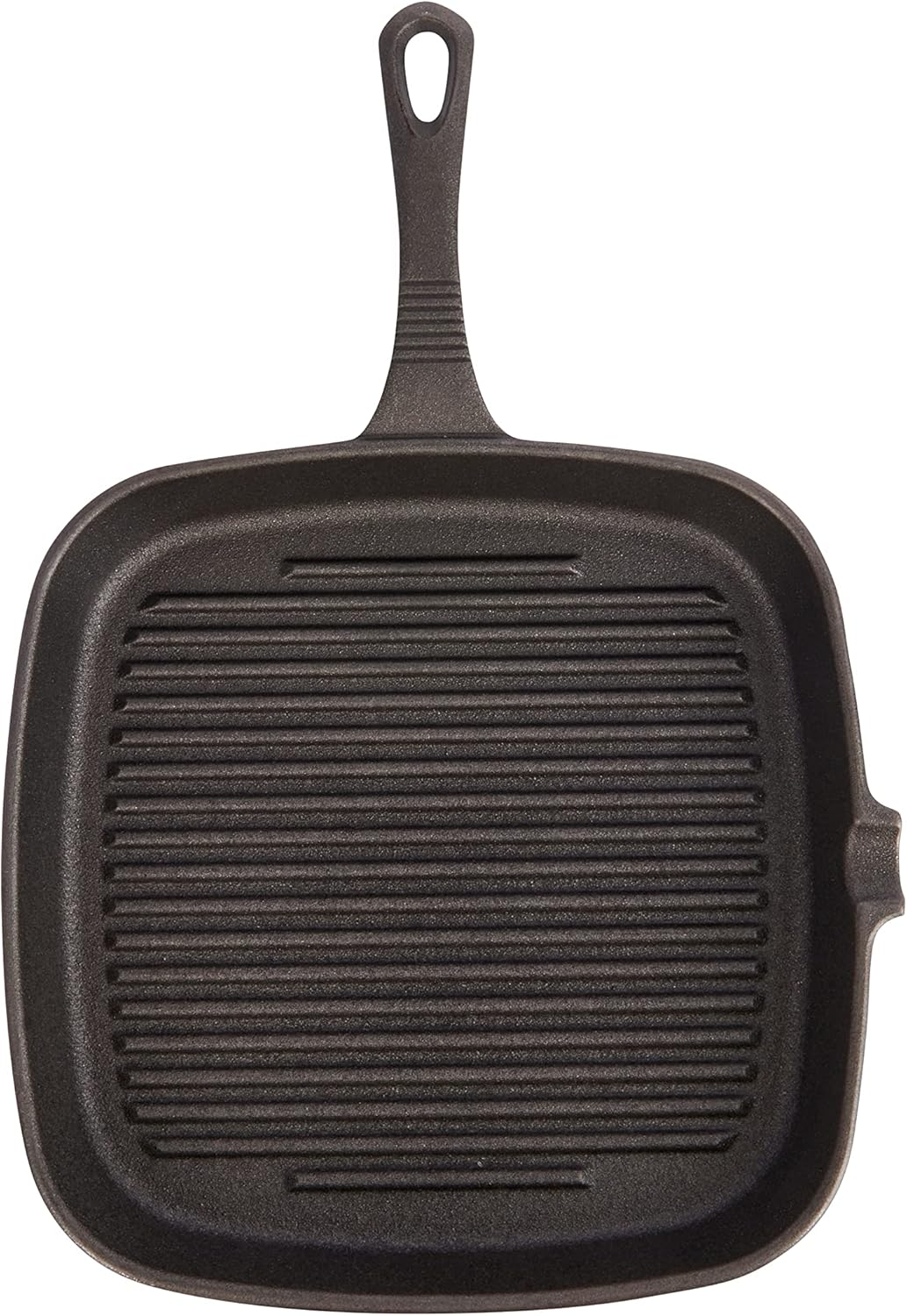 Kitchencraft Cast Iron Griddle Pan for Induction Hob, Square, 23Cm, Black image number 1