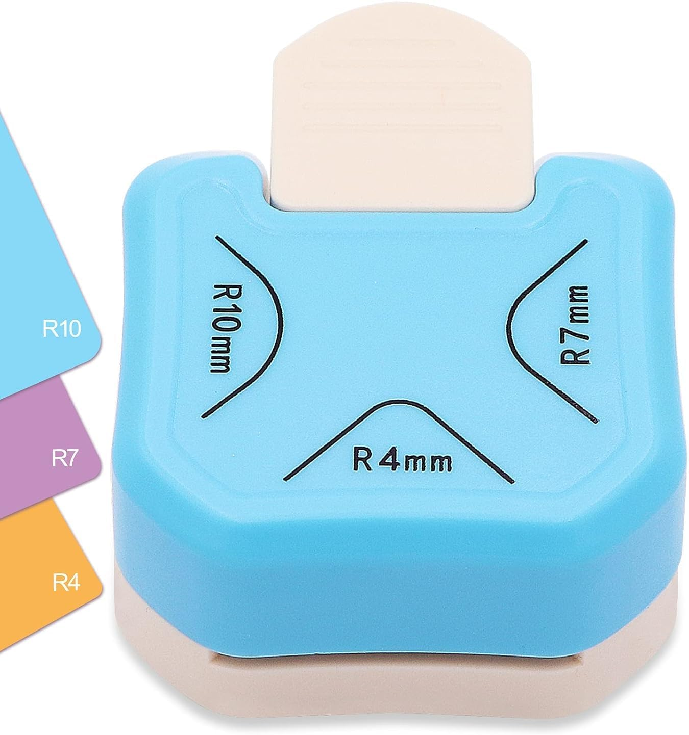 3 in 1 Corner Rounder Punch, Paper Hole Punch 4Mm 7Mm 10Mm 3-Way Corner Rounder Cutter for Paper Crafts, DIY Projects, Photo Cutter, Laminate, Crafting Handmade Activity,Card Making and Scrapbooking image number 3