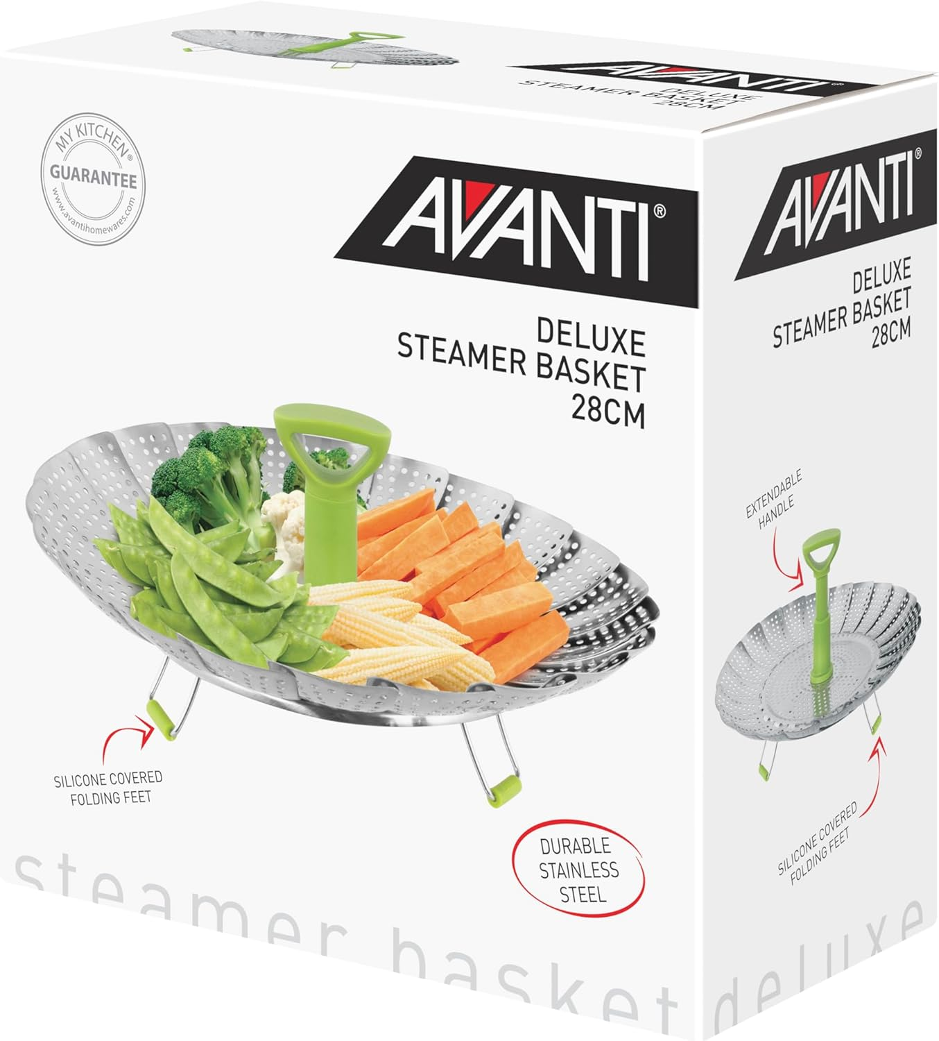 Avanti Delux Steamer Basket, 28 Cm image number 1