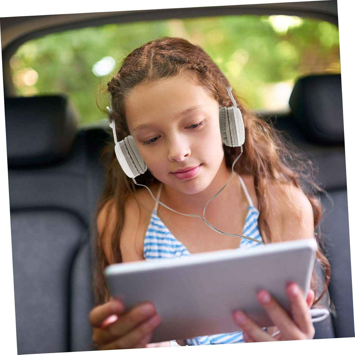 LIFKICH Cartoon Wired over Ear Headphones for Mic Cable Comfortable Lightweight Design High Fidelity Sound for School and Daily Use image number 4