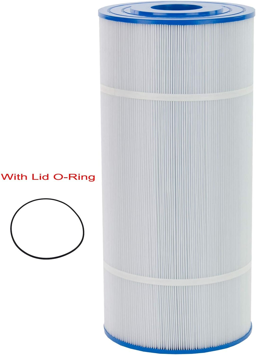 Pool Filter Cartridge Replacement Compatible with Astral Hurlcon ZX100 Filter, 78097 Swimming Pool Filter Element with a Lid O-Ring Seal image number 2