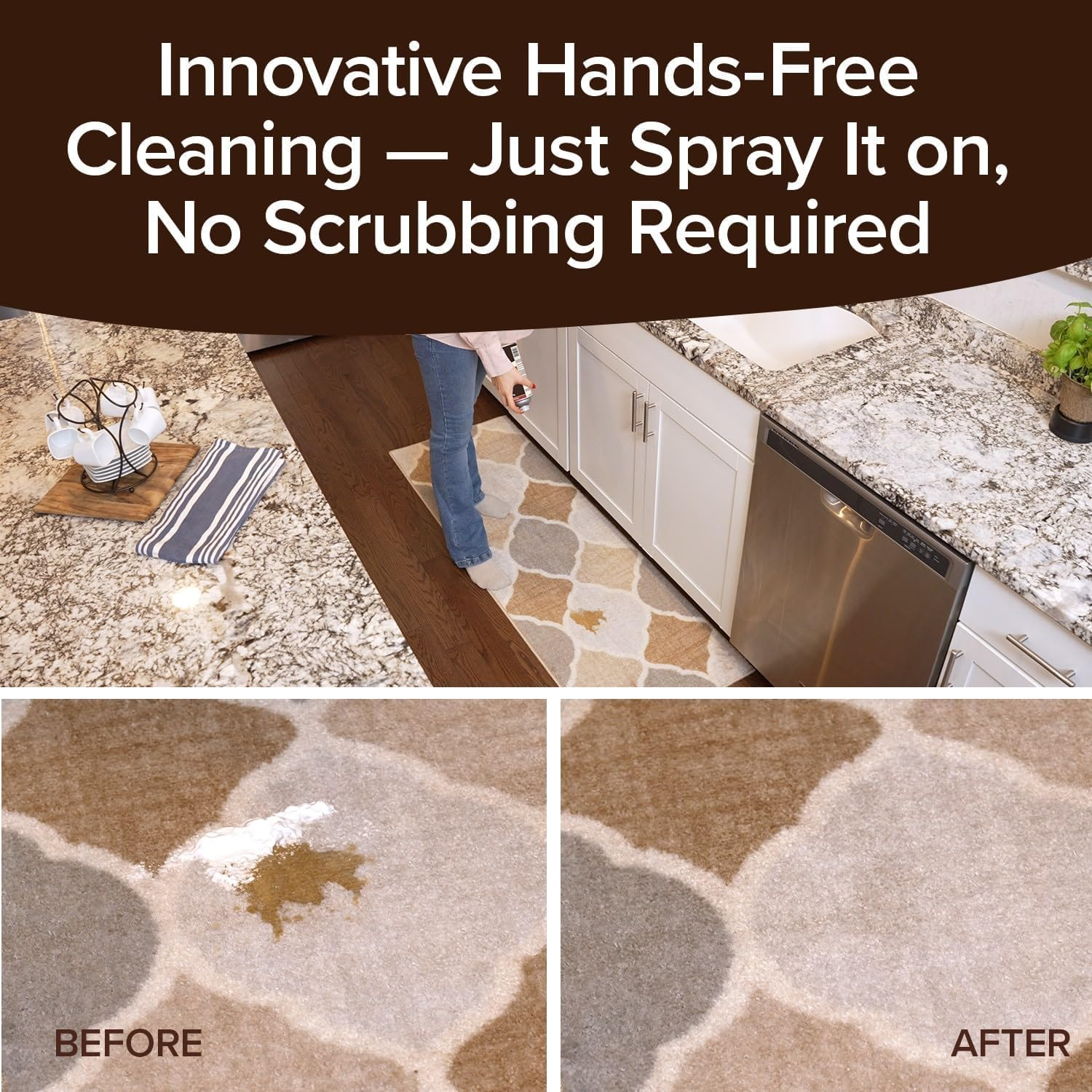 Horsepower Bull Shot MAX Strength Carpet Spot & Stain Remover, AS-SEEN-ON-TV, Just Point & Spray, Stain-Lifting Foam Action, Pet Stains & Odors, Coffee, Wine, New & Old Stains & More image number 5