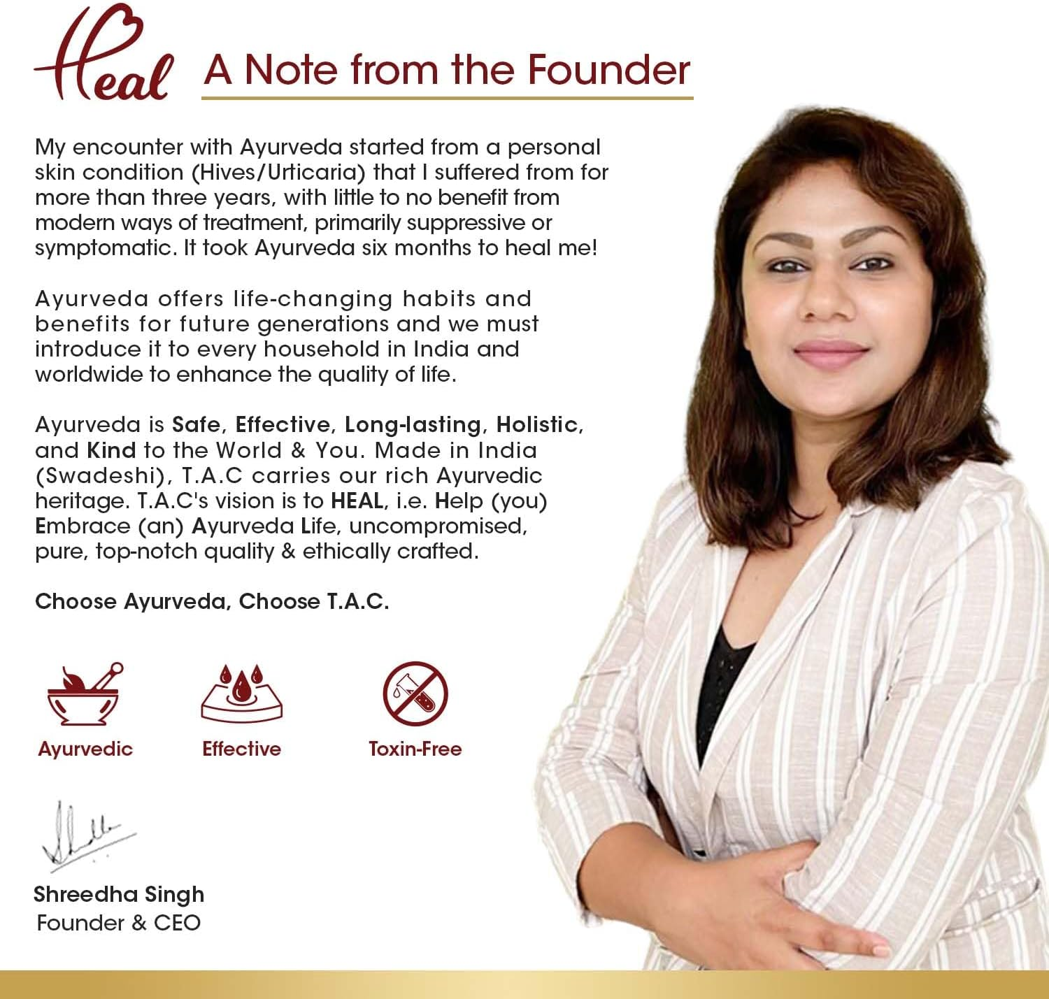 T.A.C - the Ayurveda Co. High Street Perfume, Eau De Parfum for Fruity Amber with Citrus Notes, Long Lasting Fragrance - 20Ml image number 1