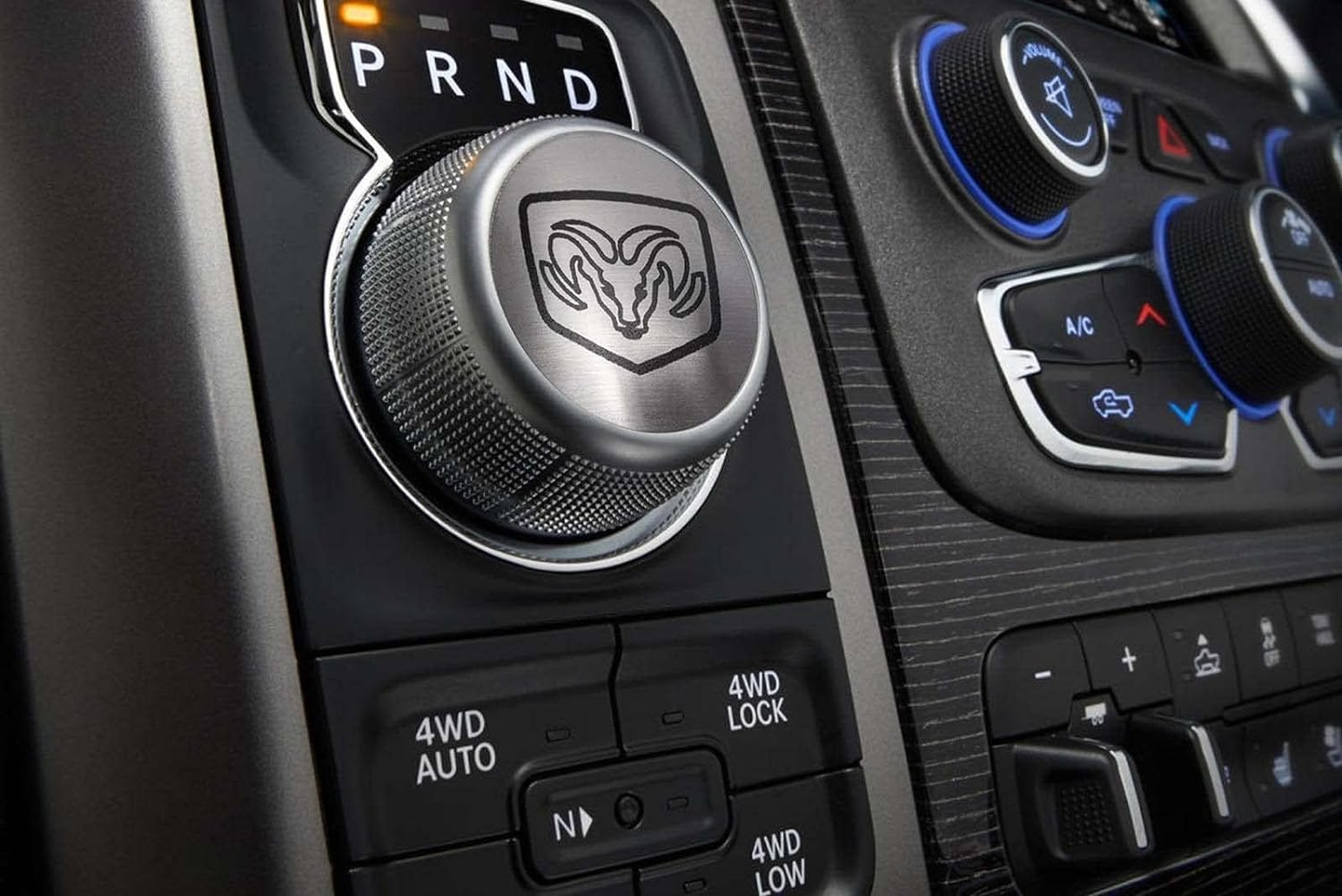 American Car Craft Stainless Steel RAM Dial Shifter Trim Plate | for Dodge RAM 1500 & 2500 image number 2