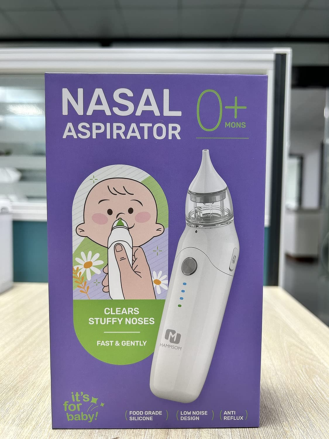 Electric Nasal Aspirator for Baby Nose Sucker,3 Different Nose Suction Nozzles, 3 Modes Snot Sucker for Baby, Deeply Nose Cleaner the Booger / Mucus / Snot,Babies Toddlers Newborn Essentials (White) image number 1