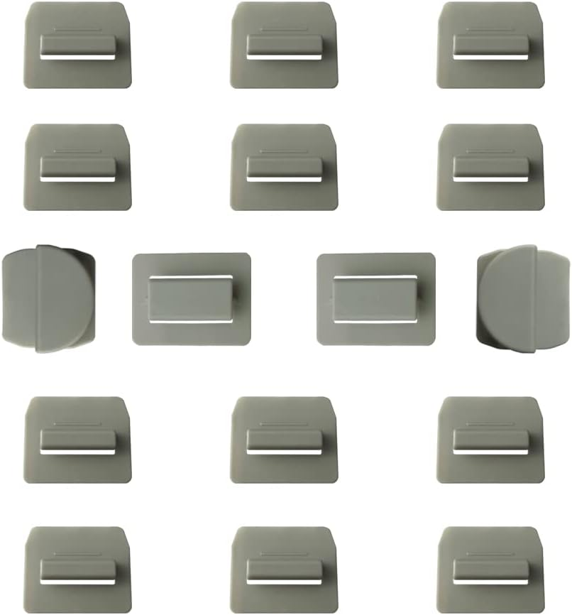 Oisinlas 16 PCS Sunshade Clips Roof Shade Clips for Sunroof Compatible with Tesla Model 3 Model Y Roof Sun Shade Heat Shield Installation Accessories(Black, Model 3)