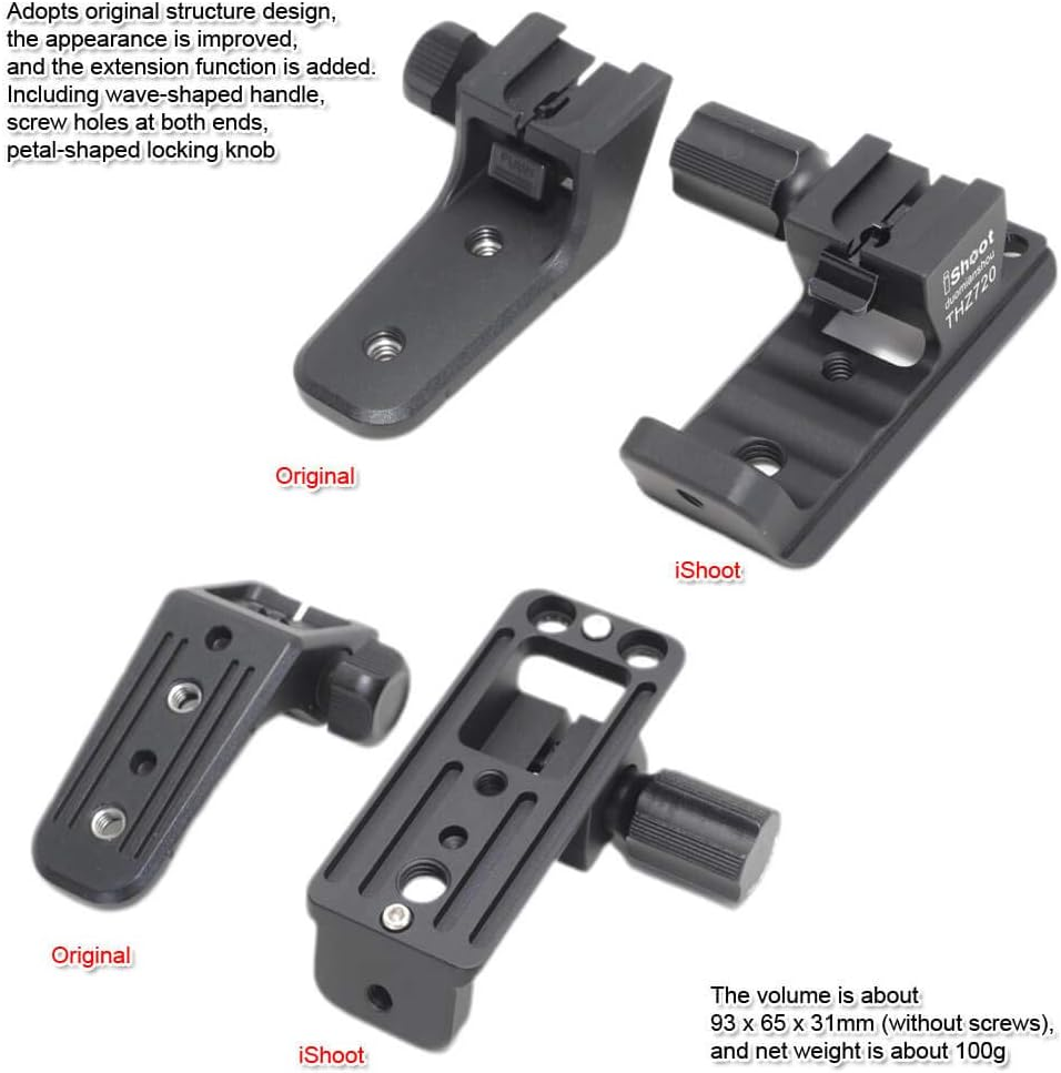 Ishoot Metal Lens Collar Foot Stand Tripod Mount Ring Base Compatible with Nikon Nikkor Z 70-200Mm F/2.8 VR S, Lens Support Holder with Arca Fit Dovetail image number 4