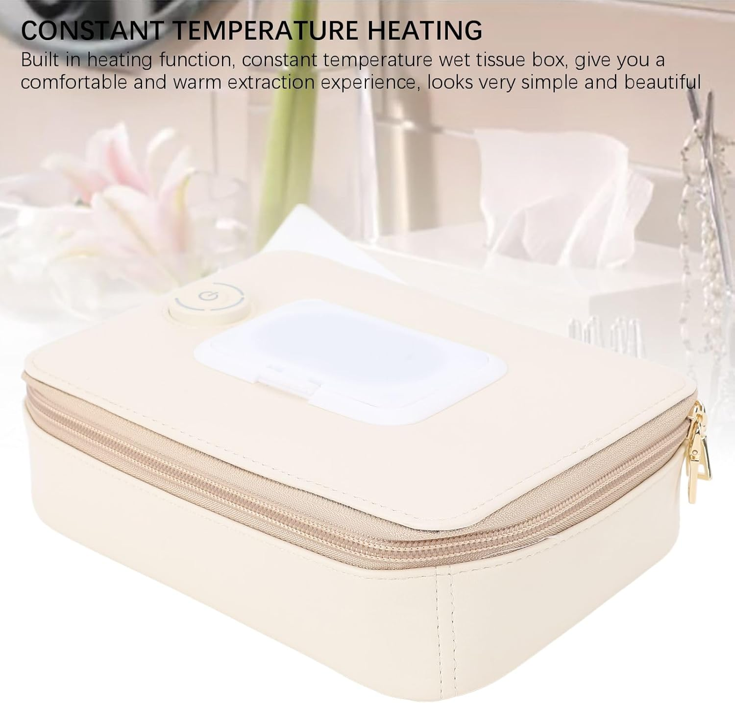 Baby Wipe Warmer and Baby Wet Wipes Dispenser, Heating Function, Diaper Wipe Warmer, for Living Room, Restaurants, Outings image number 6