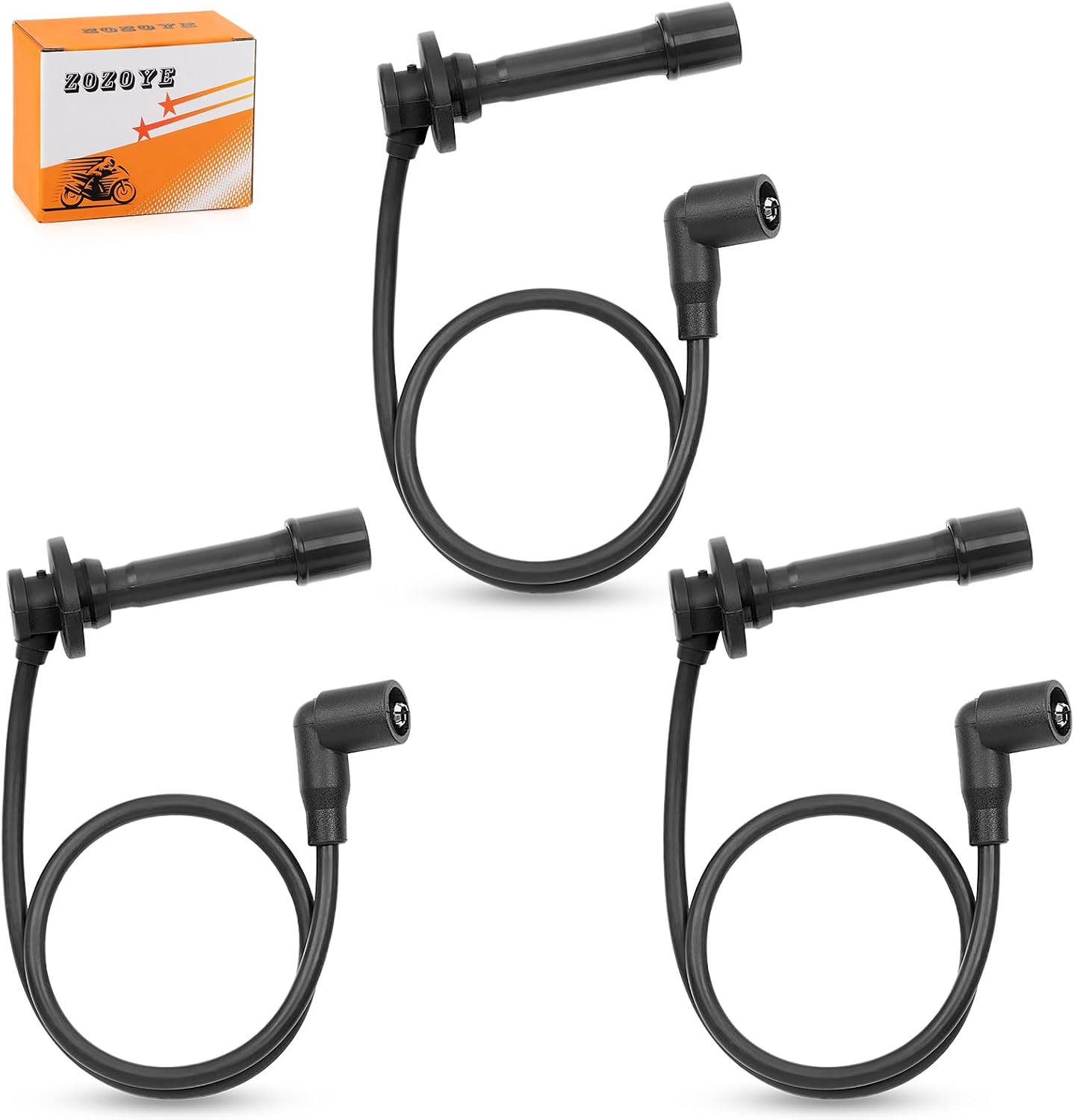 Spark Plug Cap & Wire for Kawasaki KAF820 KAT820 Mule PRO-FX PRO-FXR PRO-FXT 2015-2023 21150-0013 image number 2