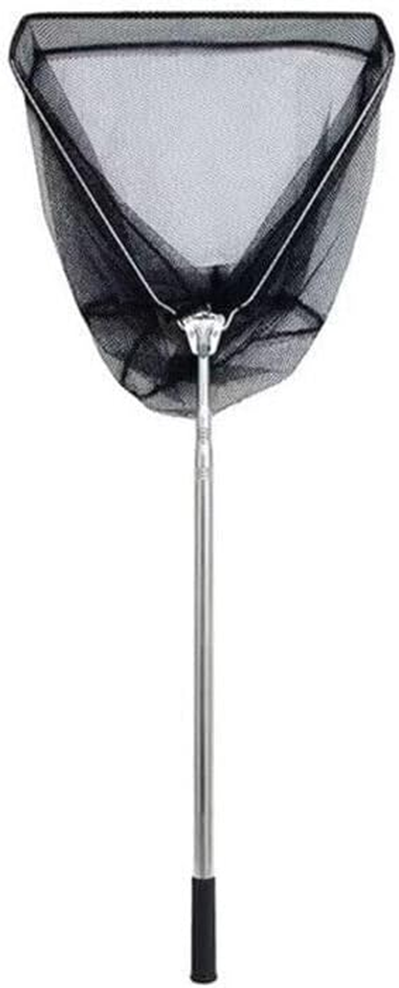 Fishing Net Landing Mesh Fish Catch Tool Telescopic Pole Folding Handle Foldable Extends to 63 Inches - Lightweight Aluminum Alloy, Knotless Mesh image number 4