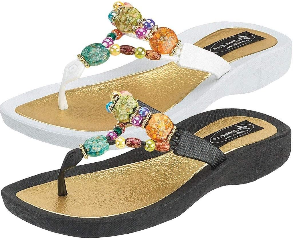 Grandco Women'S Marble Deluxe Thong Sandal image number 2