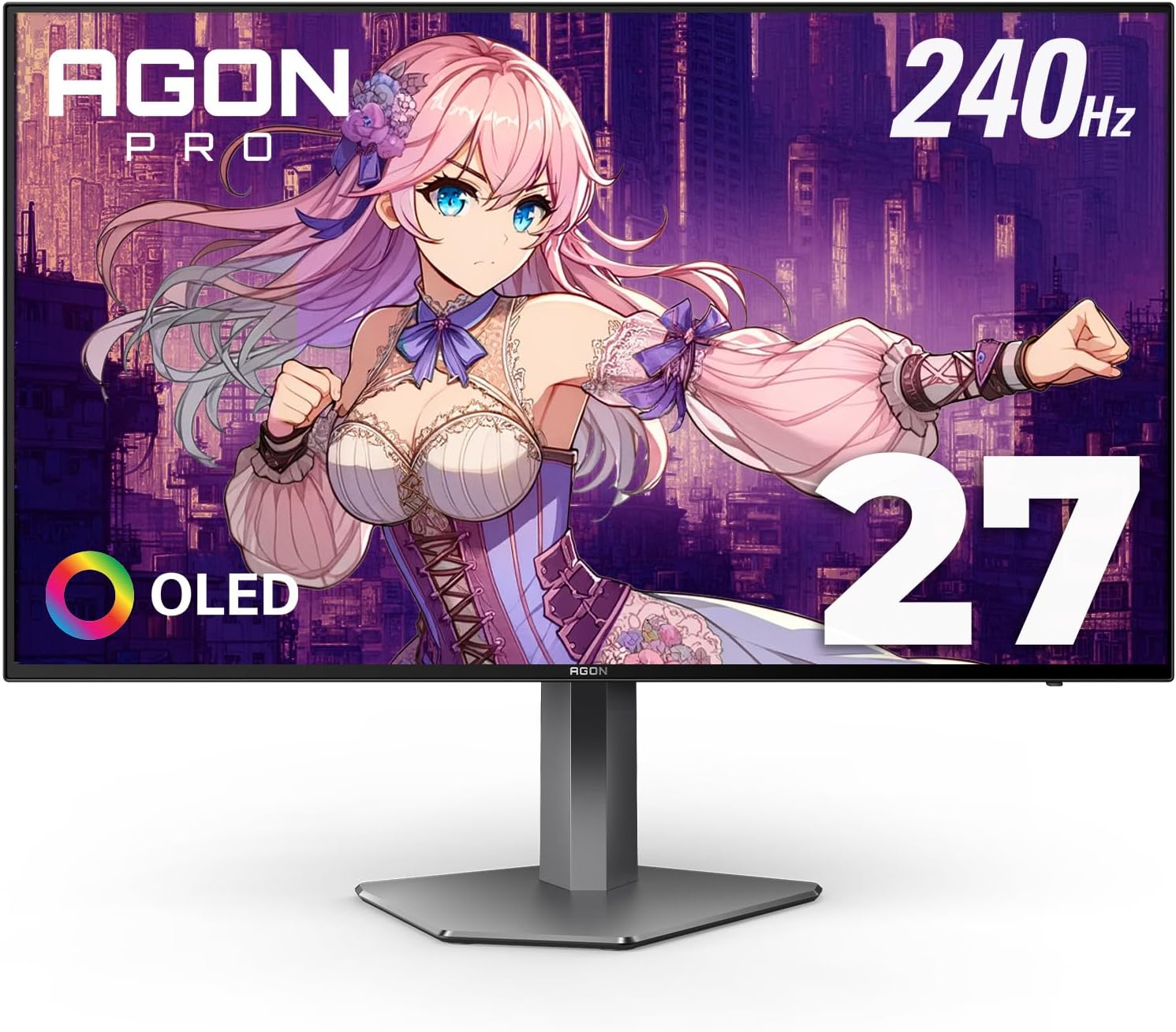 AOC Agon AG276QZD OLED G-Sync Compatible 0.03Ms GTG 240Hz Gaming Monitor image number 3