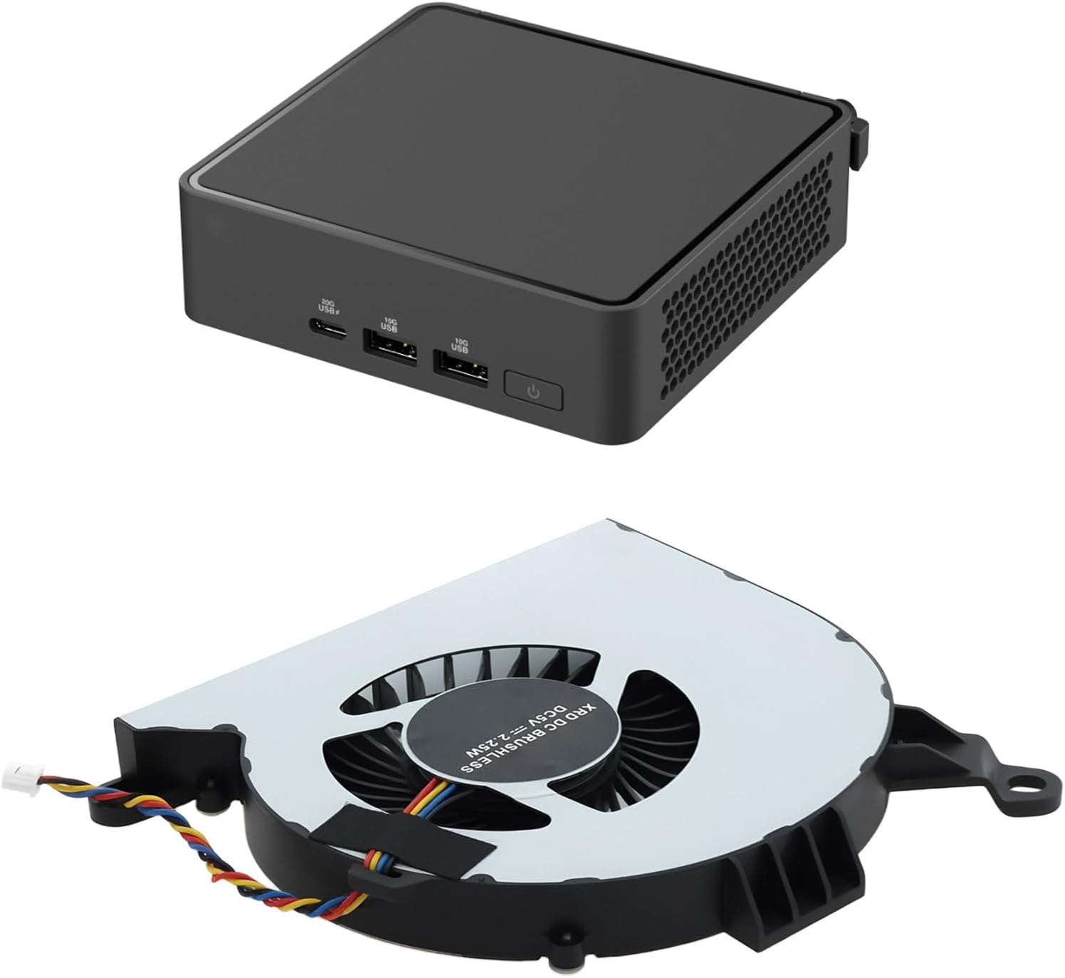 Emsea All-In-One CPU Cooling Fan FD5015U05S DC5V 2.25W 0.40A 4-Pin image number 3