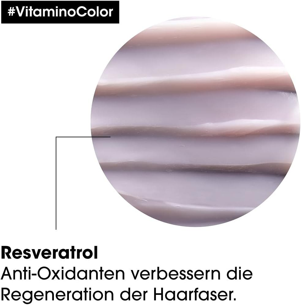 L'Or&eacute;al Professionnel Colour-Retaining Hair Mask for Coloured Hair, with Resveratrol, Expert Series, Vitamino Colour Mask, 250 Ml