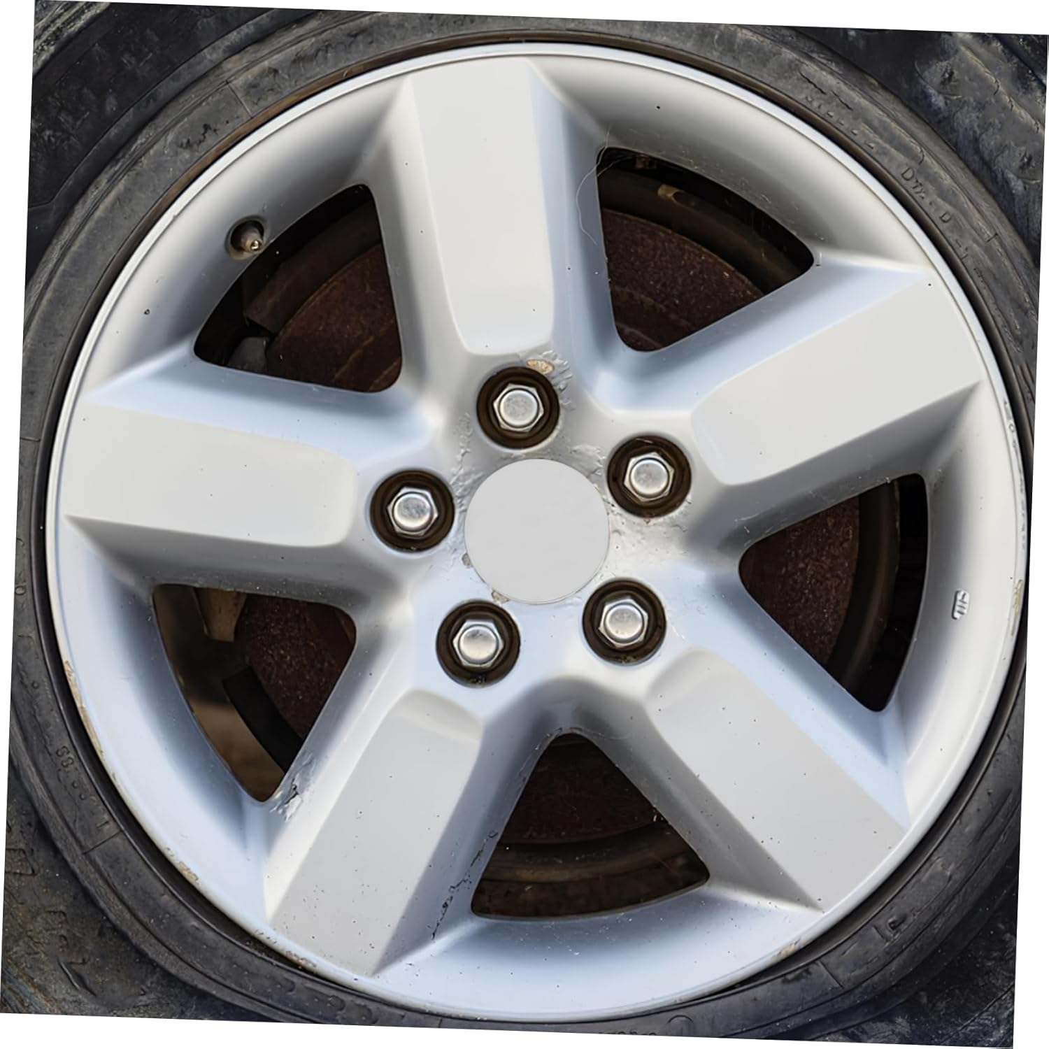 VALICLUD 4Pcs Car Wheel Center Hub Covers Rim Hub Caps for SUV Truck Vehicles Car Tire Center Cap Automotive Wheel Protector image number 2