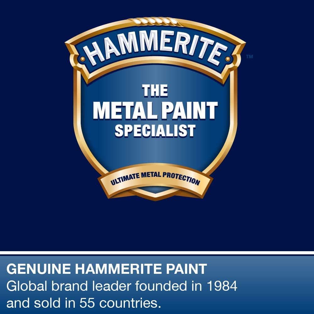 Hammerite Direct to Rust Metal Paint Aerosol with Smooth Finish 285 G, Yellow image number 6