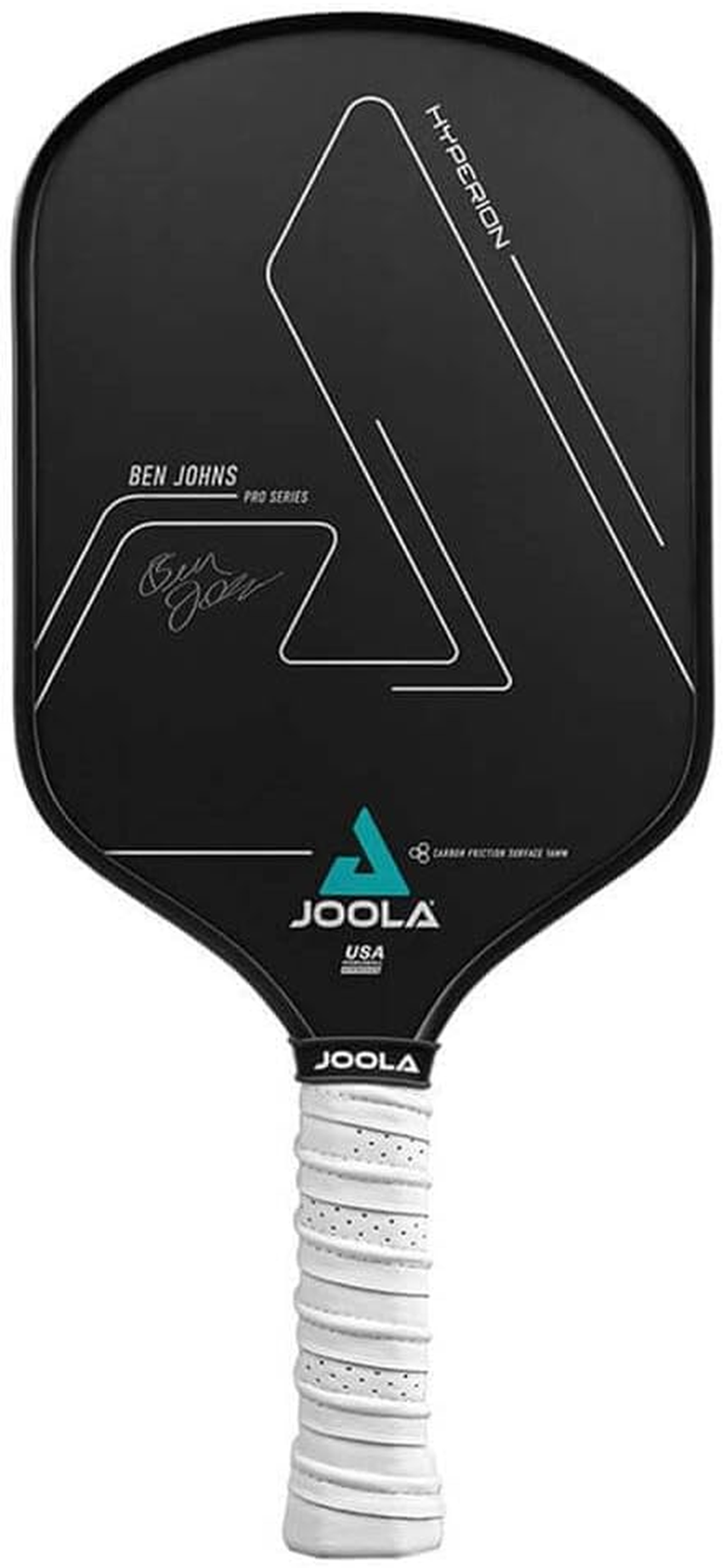 JOOLA Ben Johns Hyperion CFS Pickleball Paddle - Official Ben Johns Paddle - USAPA Approved Racket for Tournament Play - Edge to Edge Sweet Spot, Durable Max Spin Surface & Elongated Handle
