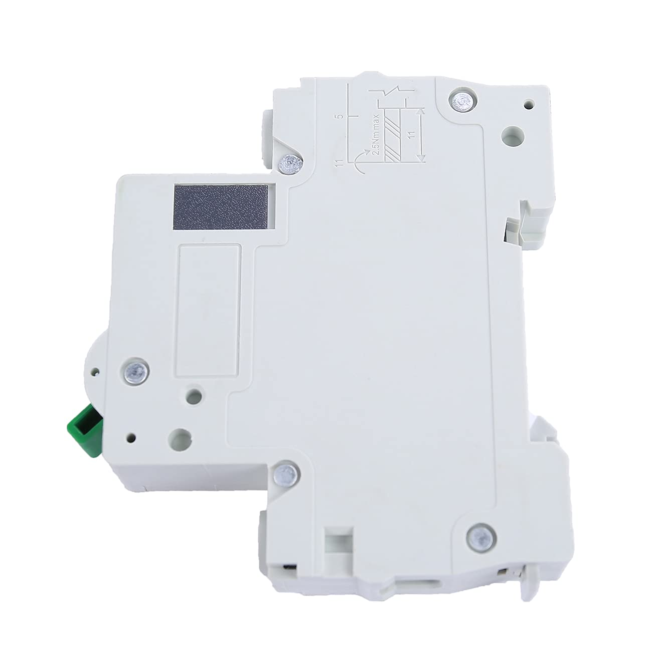 ZGLEDUN AC Miniature Circuit Breaker, 1 Pole 50 Amp, 12-240VAC, 6Ka Din Rail Mount Breaker with Thermal Magnetic Trip, DZ47-63 1P, AC Solar MCB image number 4