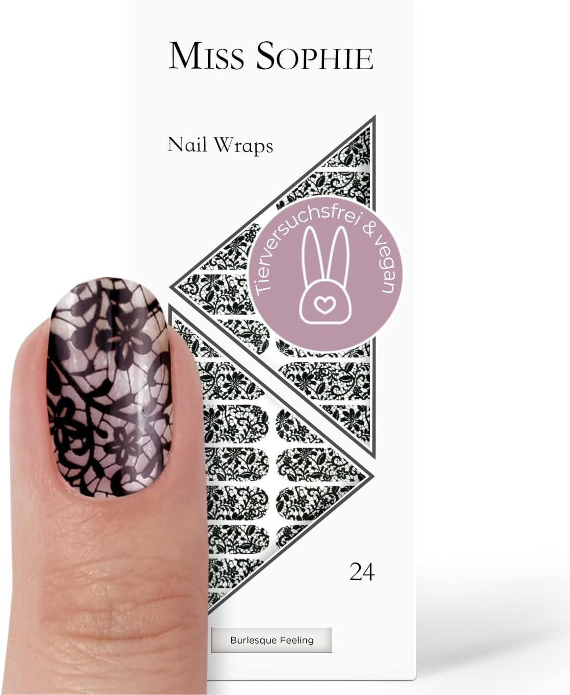 Miss Sophie Foil - Cake Pop - Glitter, Green, Wraps - 24 Ultra Thin Self-Adhesive Long-Lasting Nail Foils