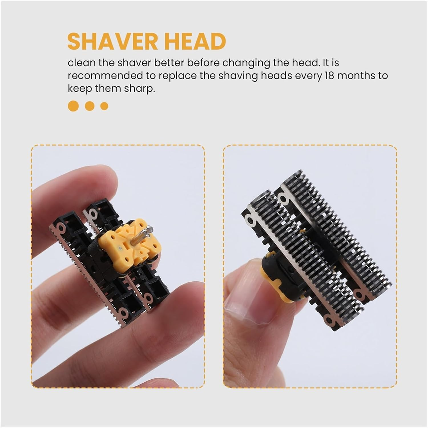 Replacement Shaver Head -51S ，Compatible for Braun ，Series 5 51S Razor, Silver image number 4