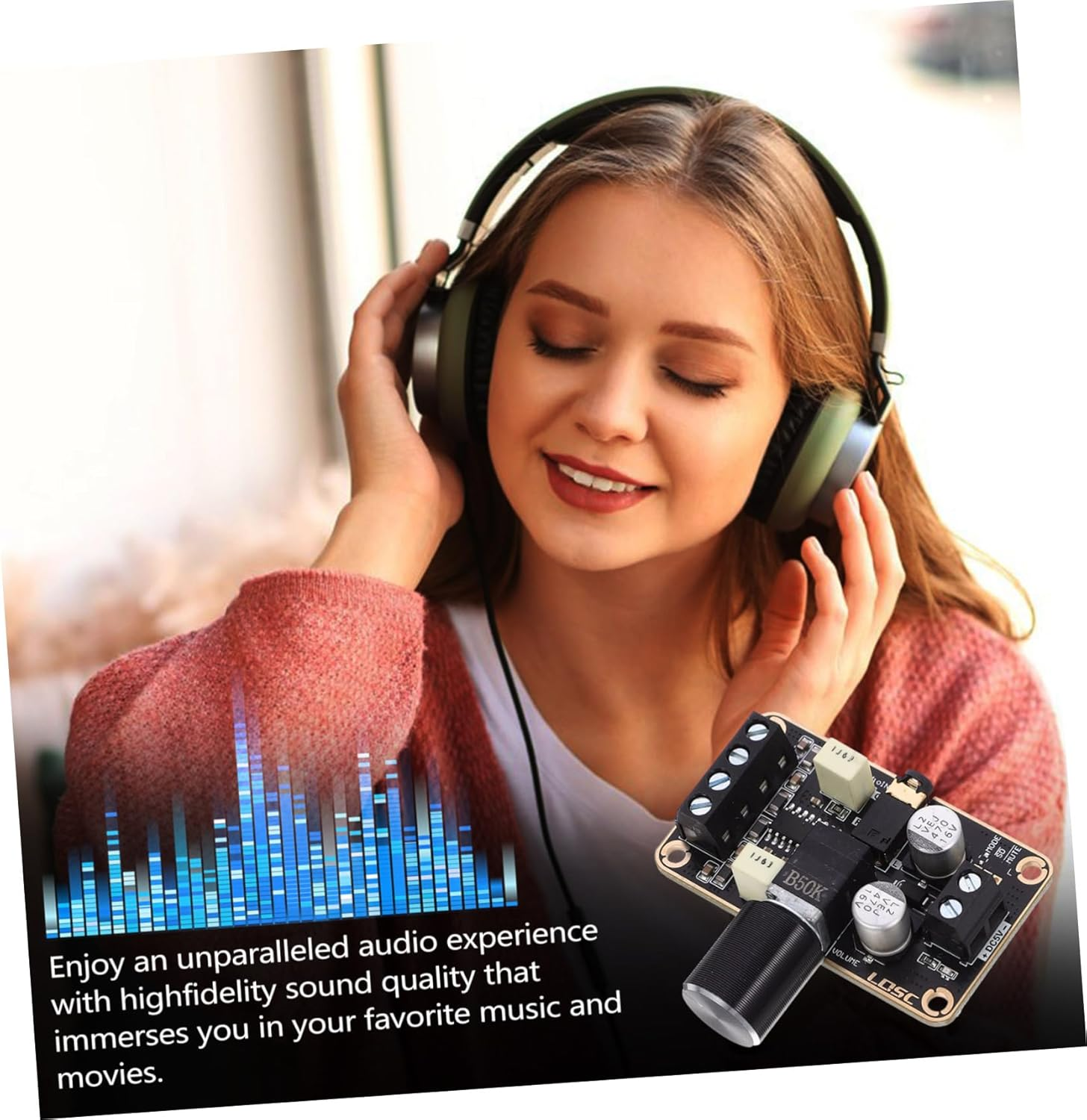 Digital Amplifier Board High Fidelity Sound Quality Stereo Amplifier Module image number 4