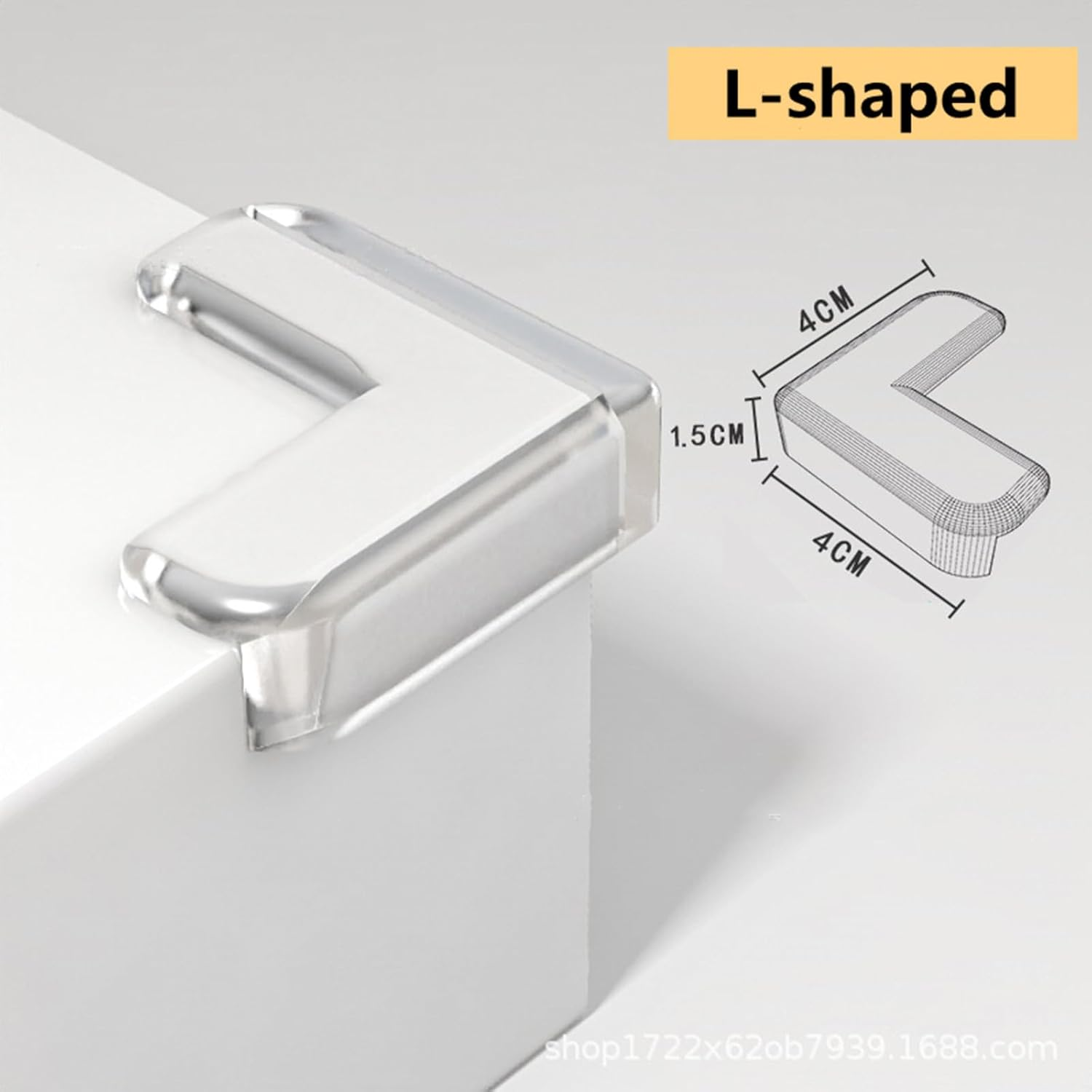 ZHIYE Corner Protectors for Kids, 22 Pcs Clear Baby Proofing Corners Child Safety Corner Guards with Strong Acrylic Adhesive for Furniture against Sharp Corners image number 2