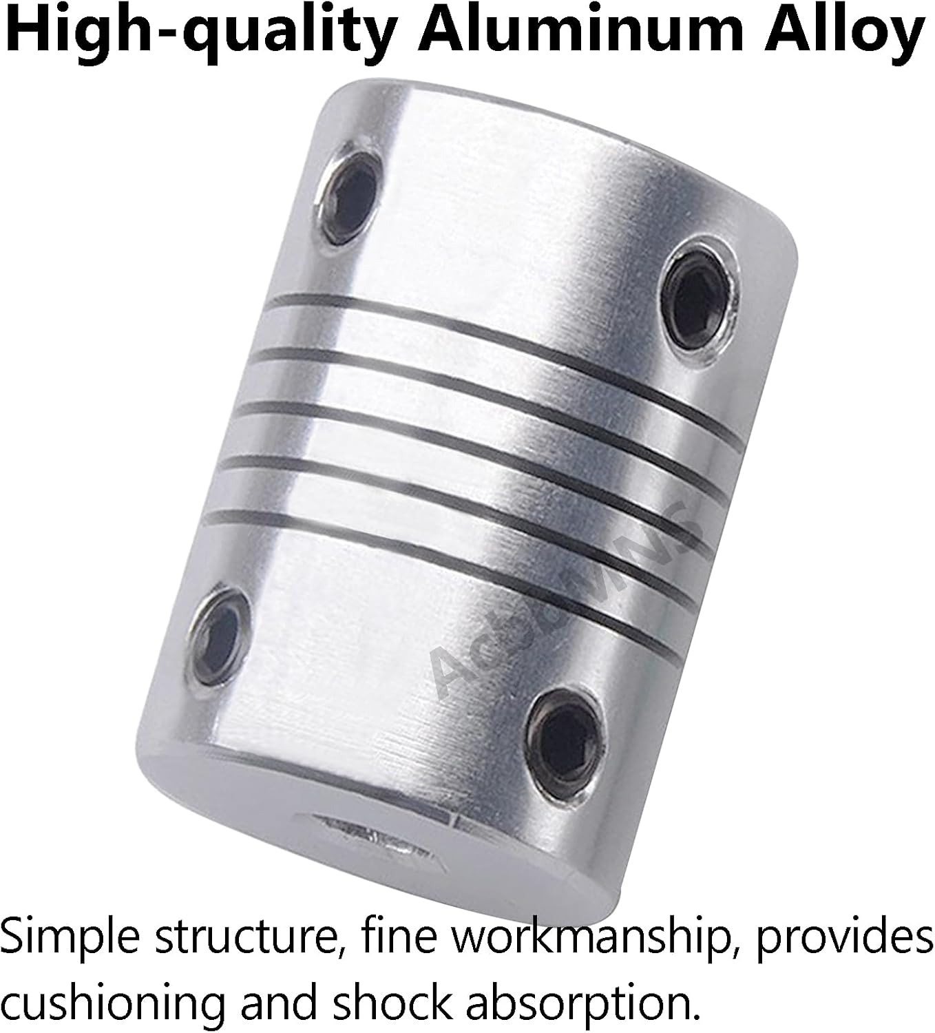 Acbbmns 3Pcs 8Mm to 8Mm Shaft Couplings Aluminum Alloy Flexible Coupler for 3D Printer, 25Mm Length 19Mm Diameter image number 3